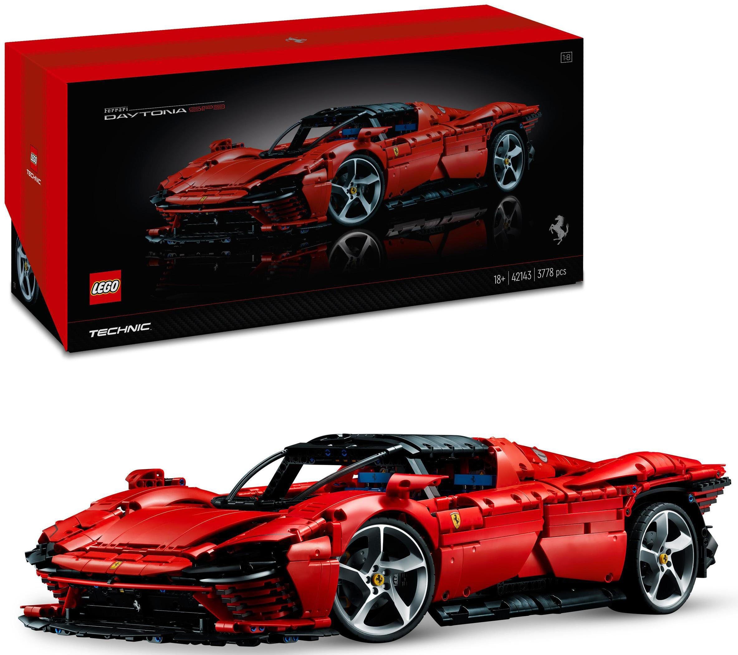 LEGO® Ferrari Daytona SP3 (42143), LEGO® Technic Konstruktionsspielsteine, günstig online kaufen
