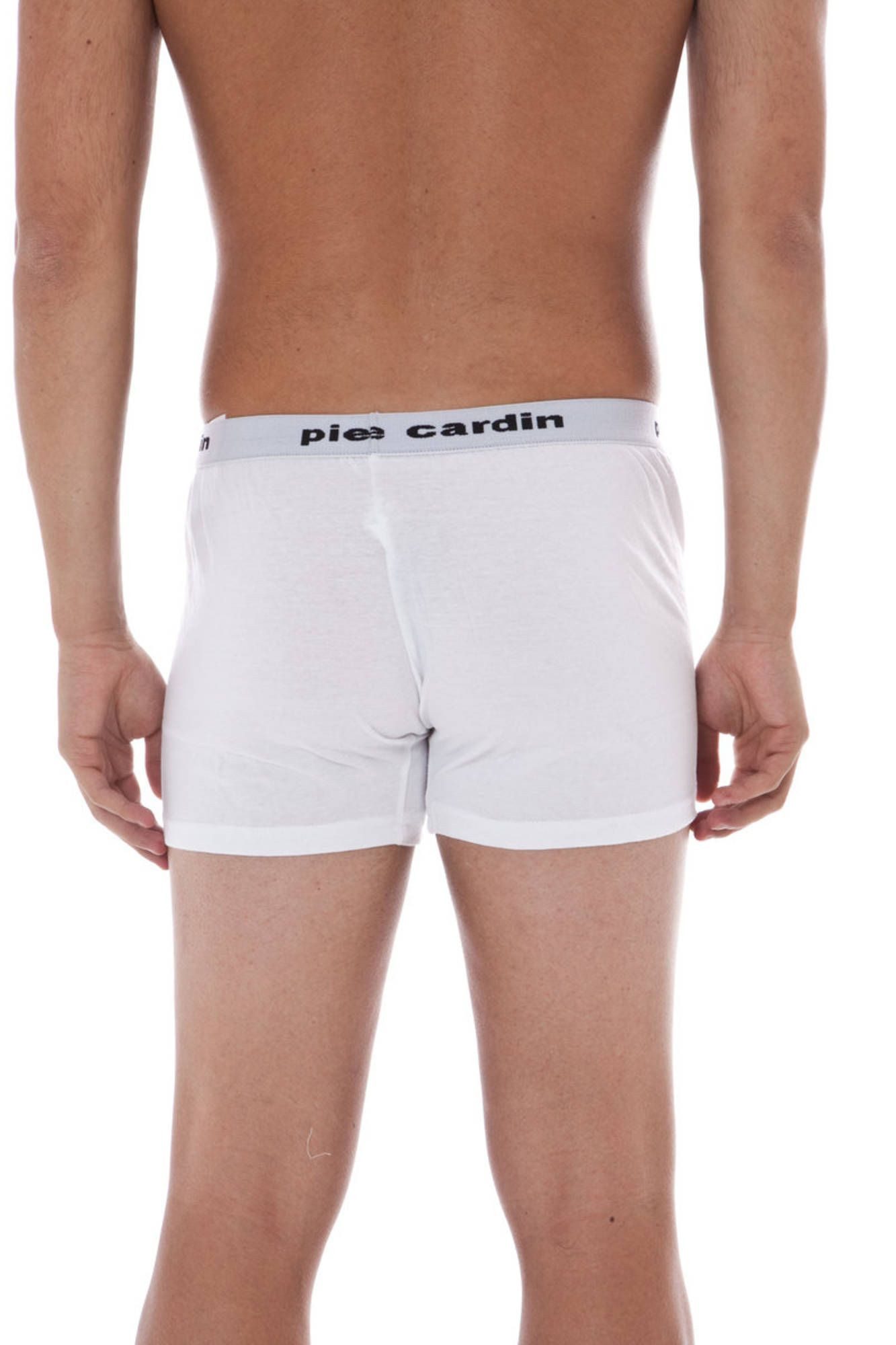 Pierre Cardin Boxershorts Herren Boxershorts Weiß mit Kontrastdetails und Logo-Design