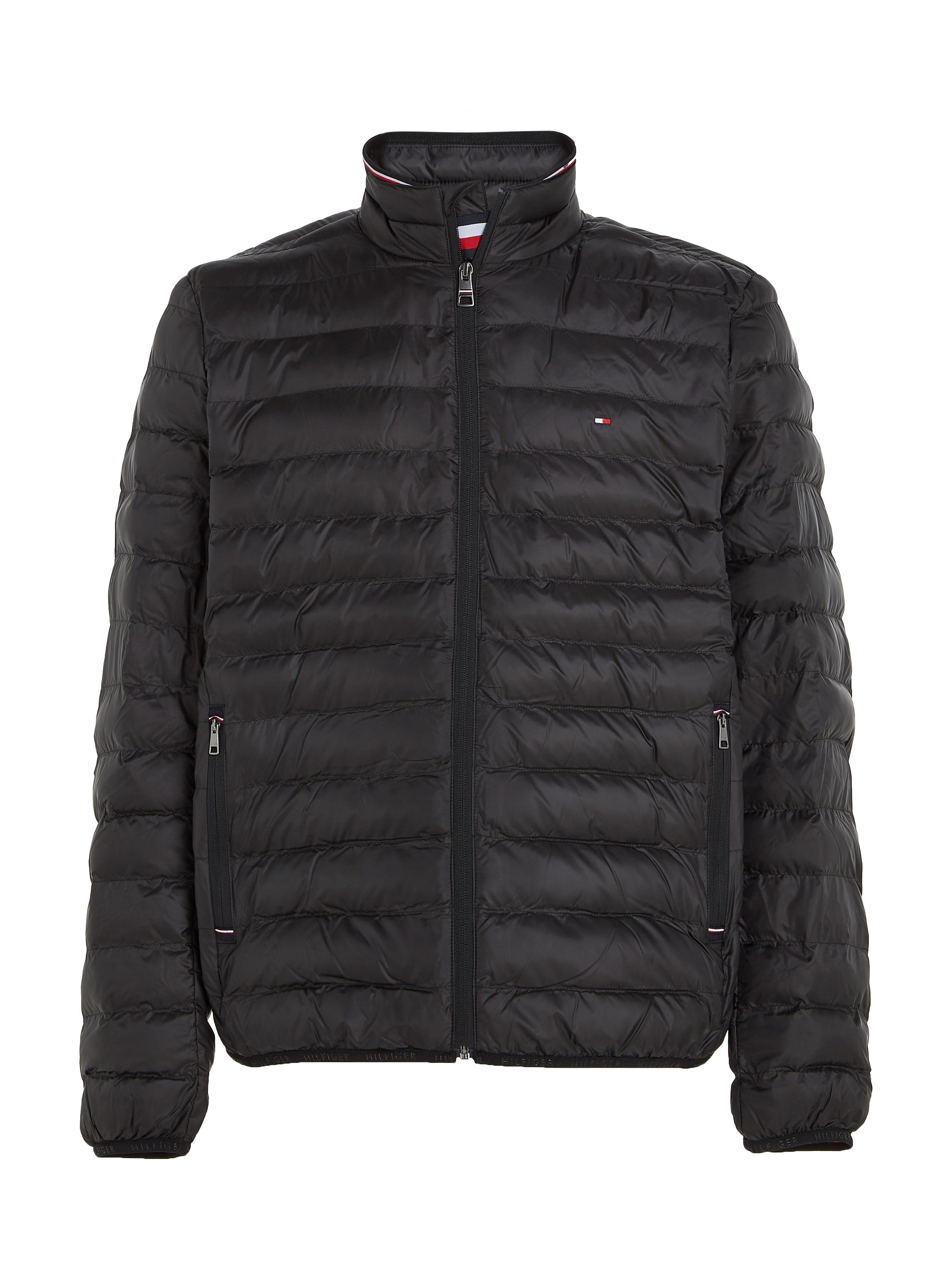 CORE RECYCLED PACKABLE black Steppjacke Hilfiger JACKET Tommy