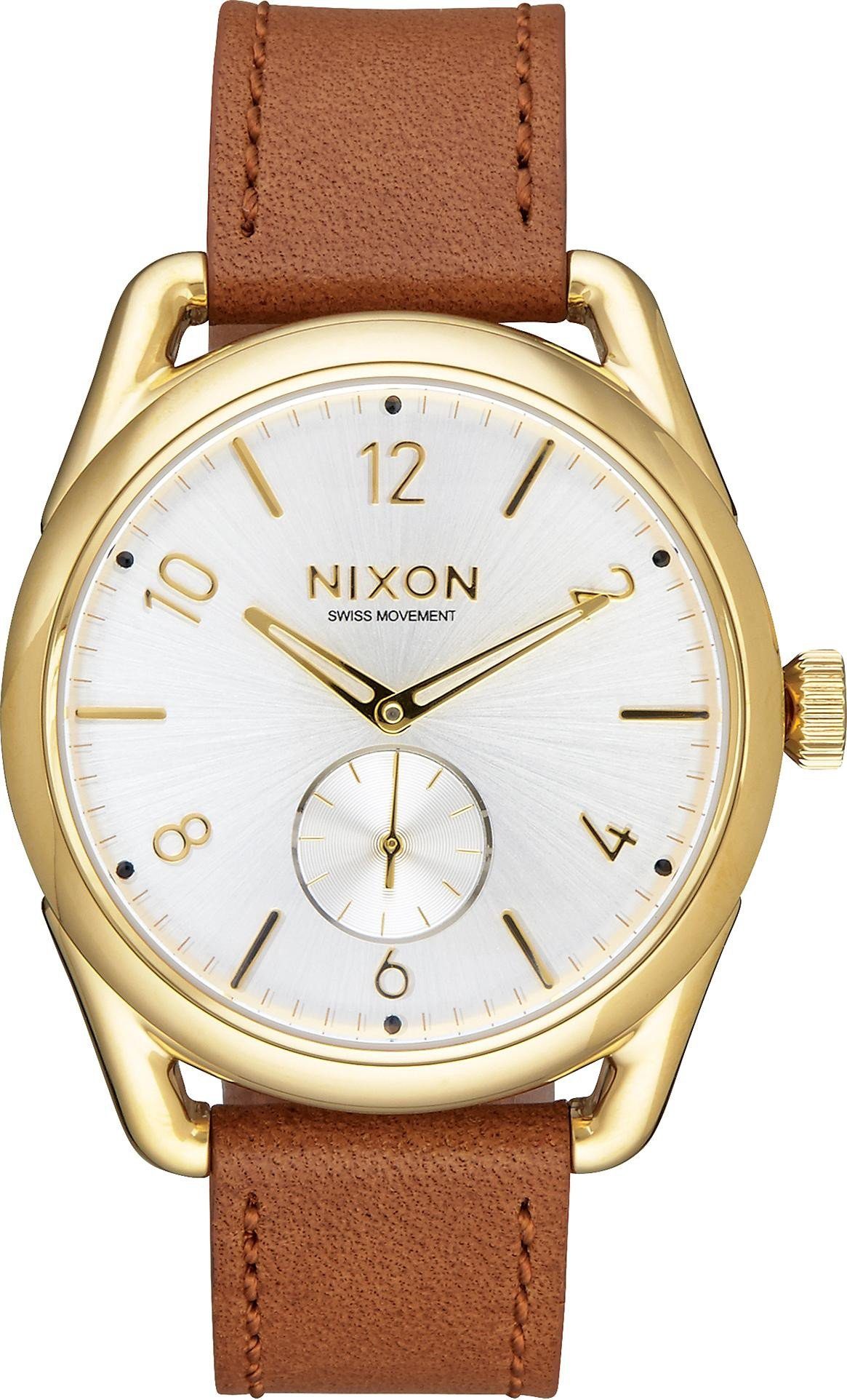 Nixon Mechanische Uhr Nixon C39 Leather A459-2227 Herrenarmbanduhr Design Highlight, Design Highlight
