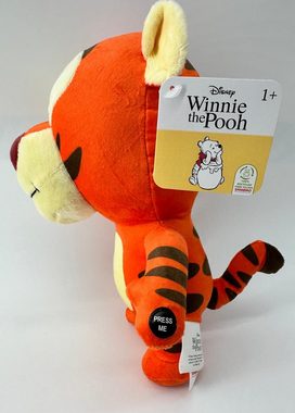 Disney Kuscheltier Plüschtier Winnie Puuh Tigger Winnie the Pooh Kuscheltier XXL 28cm (1-St), Super weicher Plüsch Stofftier Kuscheltier für Kinder zum spielen