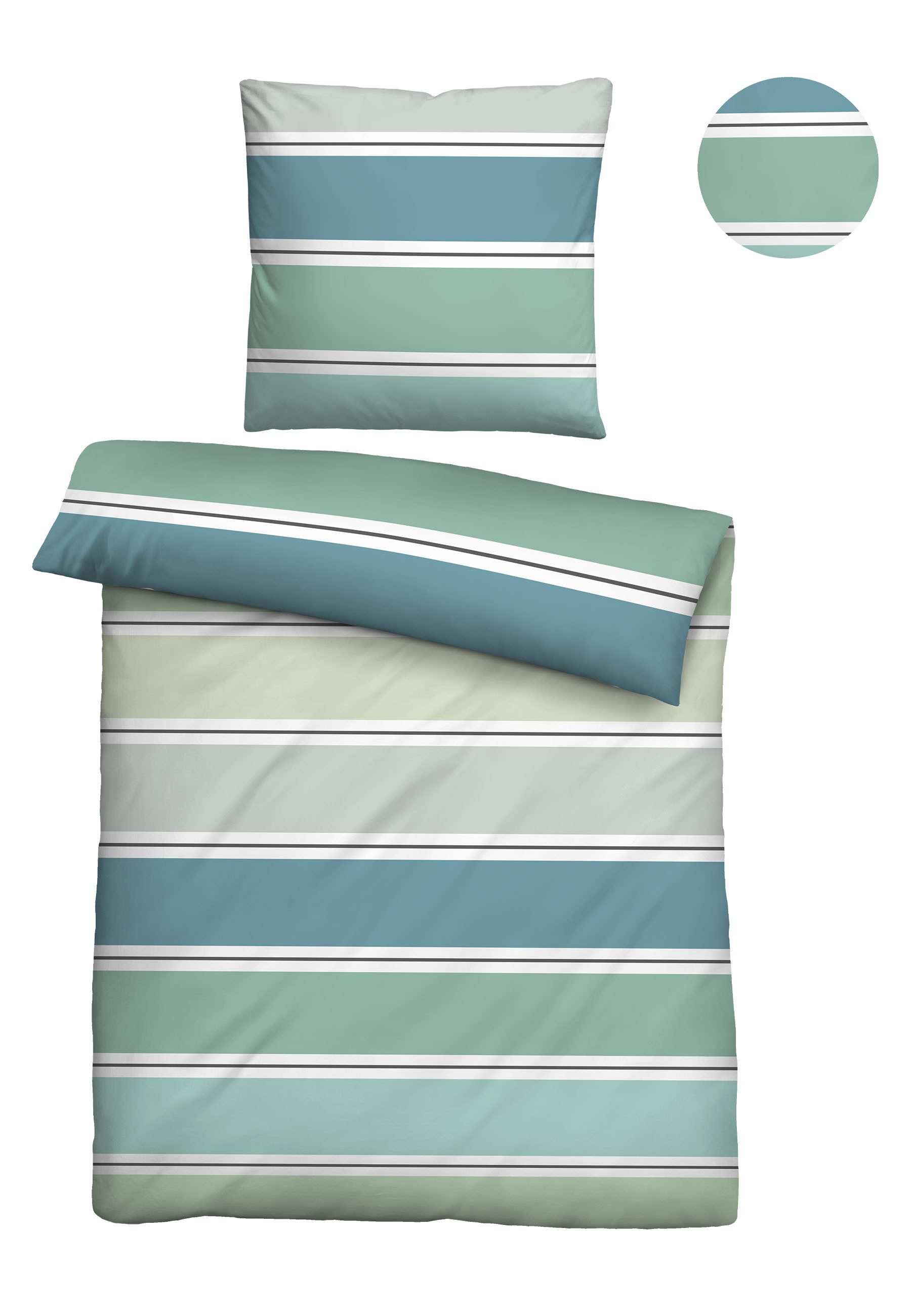 Biberna Bettwäsche 0025009, Soft-Seersucker, 2 teilig, günstig online kaufen