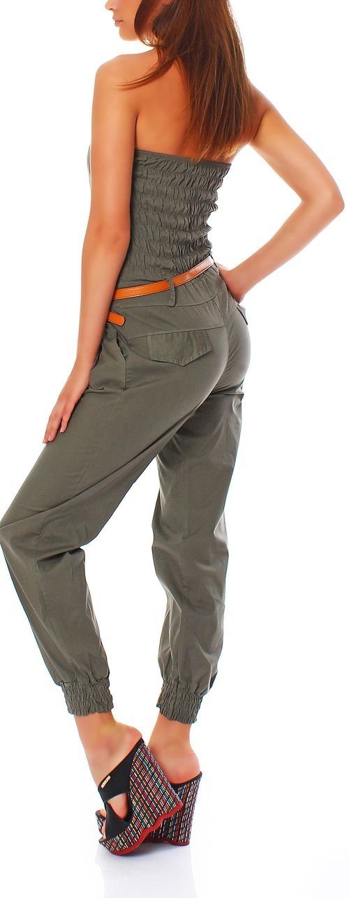 malito more than fashion Jumpsuit malito Damen Einteiler in Uni Farben, Ove günstig online kaufen