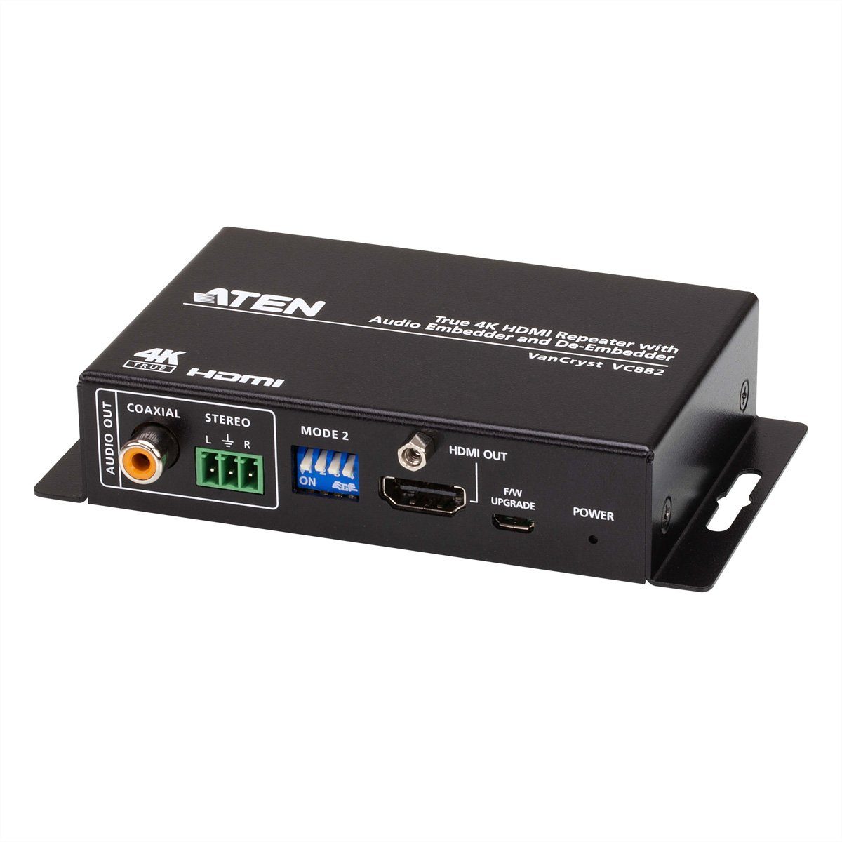VC882 True 4K HDMI Repeater mit Audio Embedder und De-Embedder Audio- & Video-Adapter
