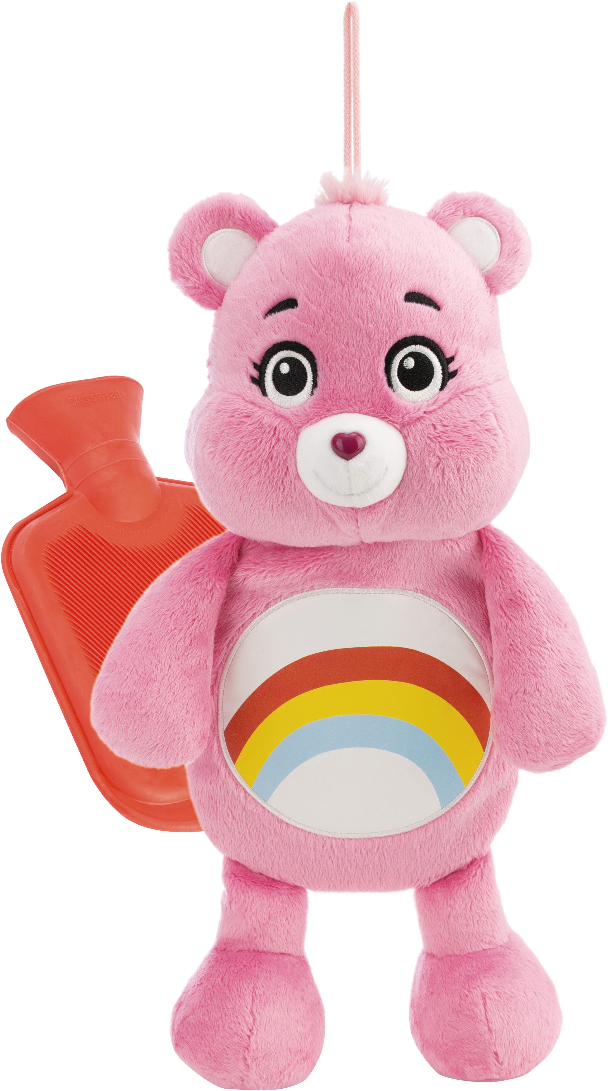 Nici Wärmflasche Glücksbärchis, Hurrabärchi, 300 ml, 40 cm, 2in1 - Kuscheltier & Wärmflasche in einem