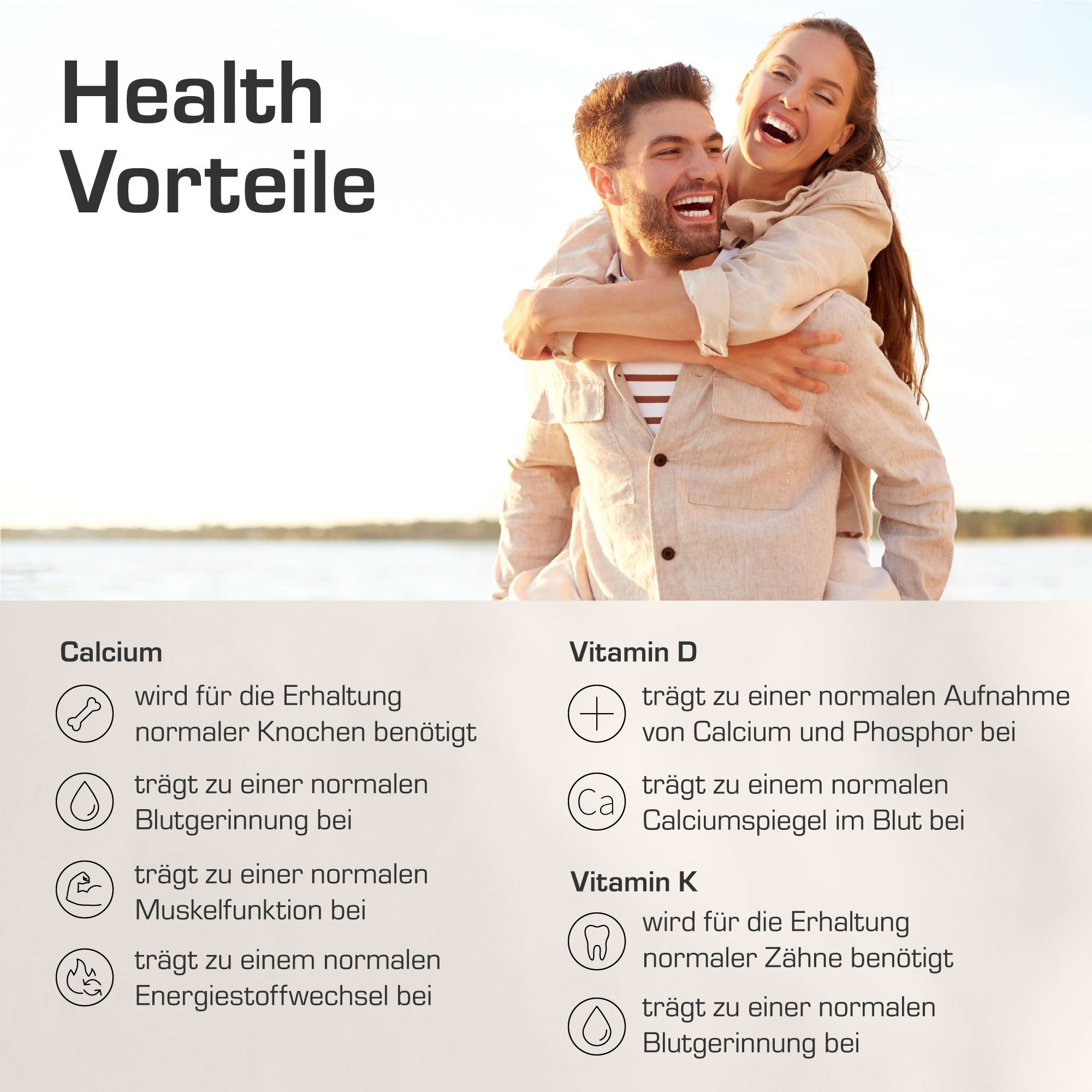Purabyo Natürliches Calcium + Vitamin D3/K2, europäische Rotalgen, im Glas Kapseln, 1 er 90 St., 78 g