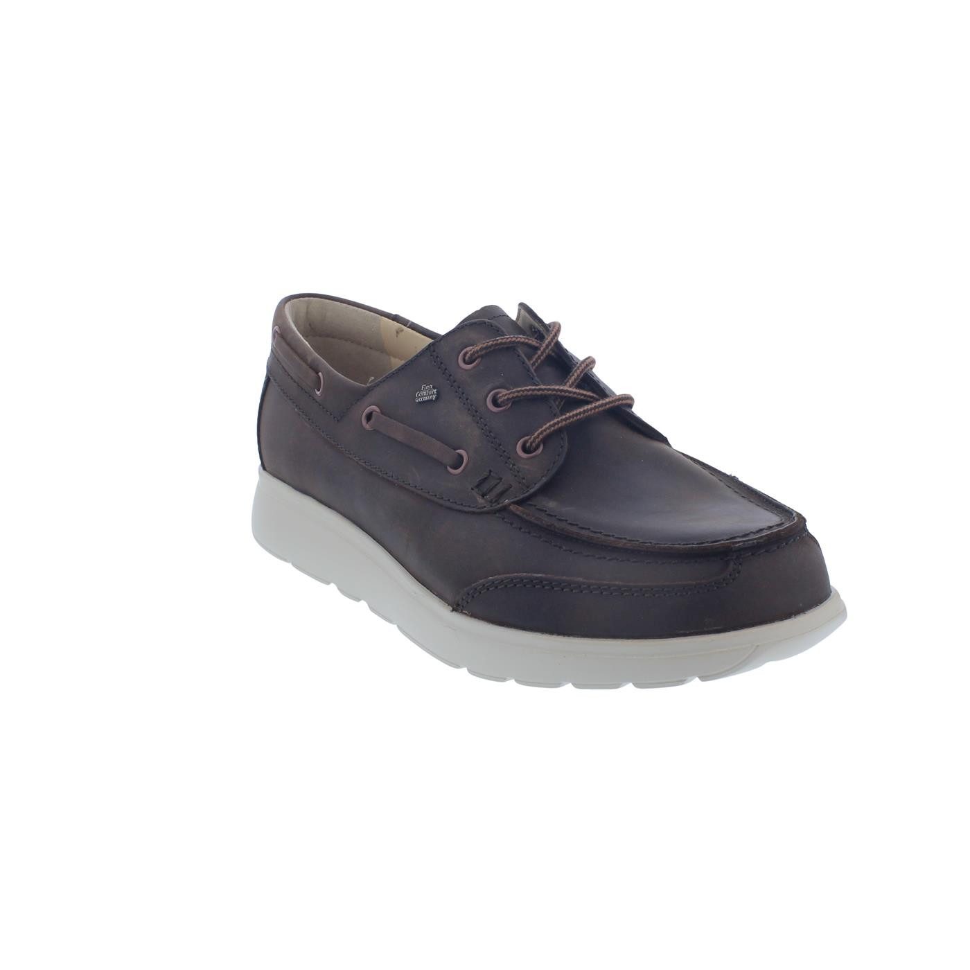 Finn Comfort Finn Comfort Sucre Halbschuh, Fettnubukleder, Barrel (Braun), Wechself Schnürschuh