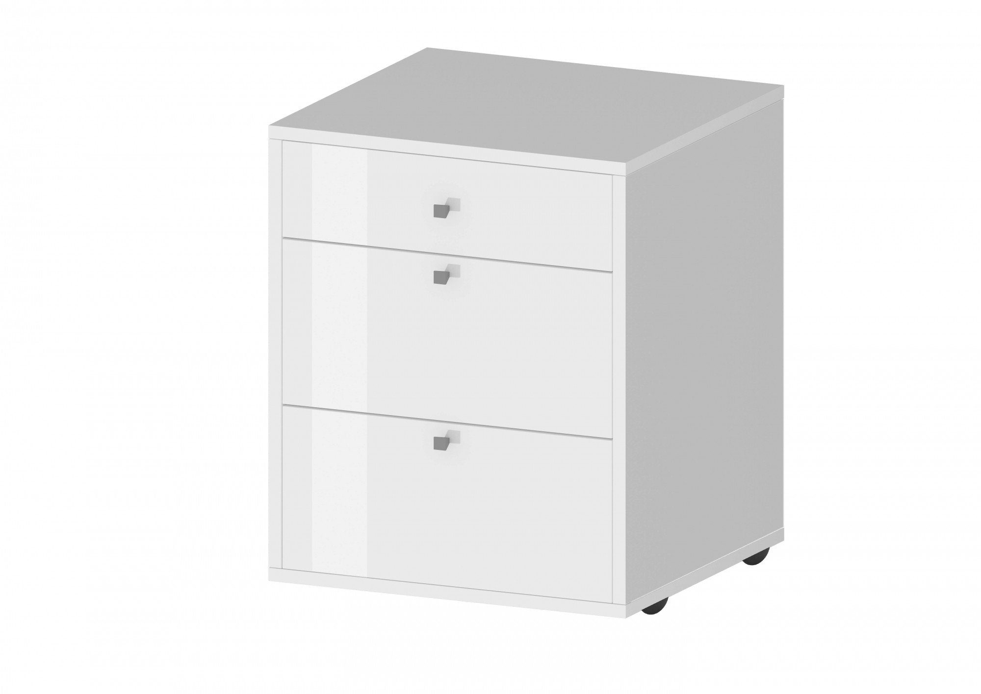 INOSIGN Rollcontainer ESSE, (1 St), mit 3 Schubladen, Schreibtischcontainer, Höhe 61 cm