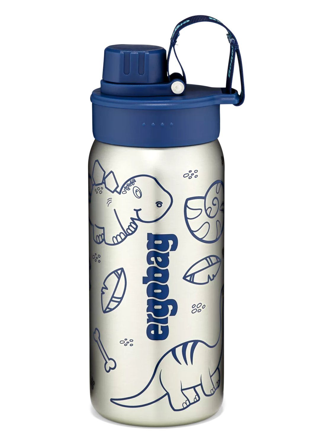 ergobag Trinkflasche Edelstahl Trinkflasche, auslaufsicher und kohlensäuregeeignet