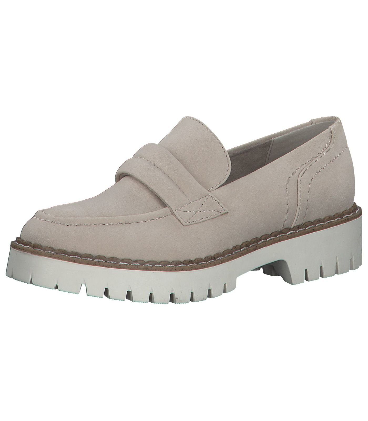 s.Oliver Slipper Lederimitat Slipper creme