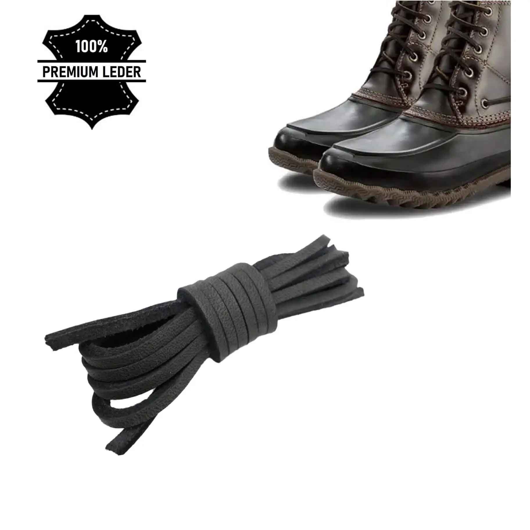 Schnürsenkel Premium Lederschnürsenkel Vierkant für Mokassins günstig online kaufen