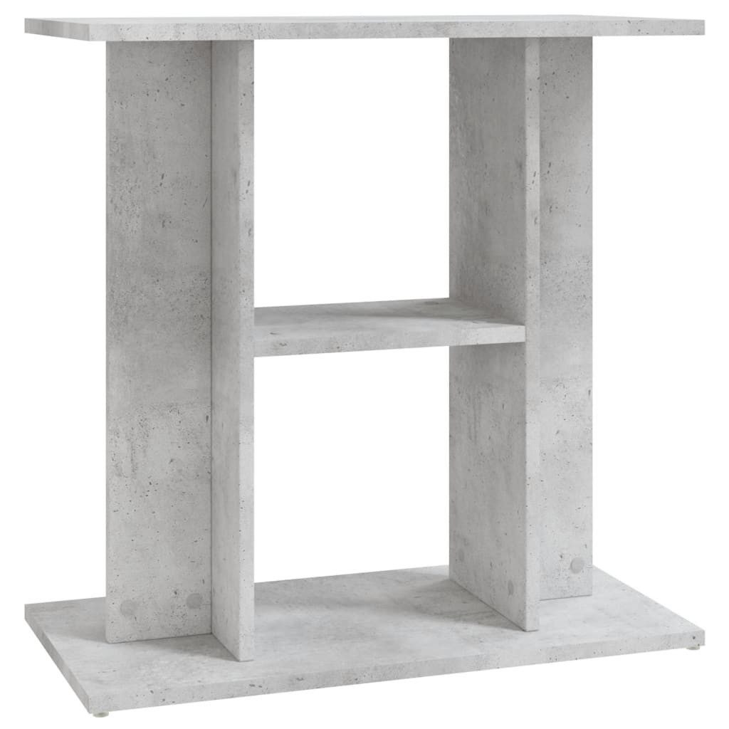 vidaXL Aquariumunterschrank Aquariumständer Betongrau 60 x 30 x 60 cm Holzwerkstoff
