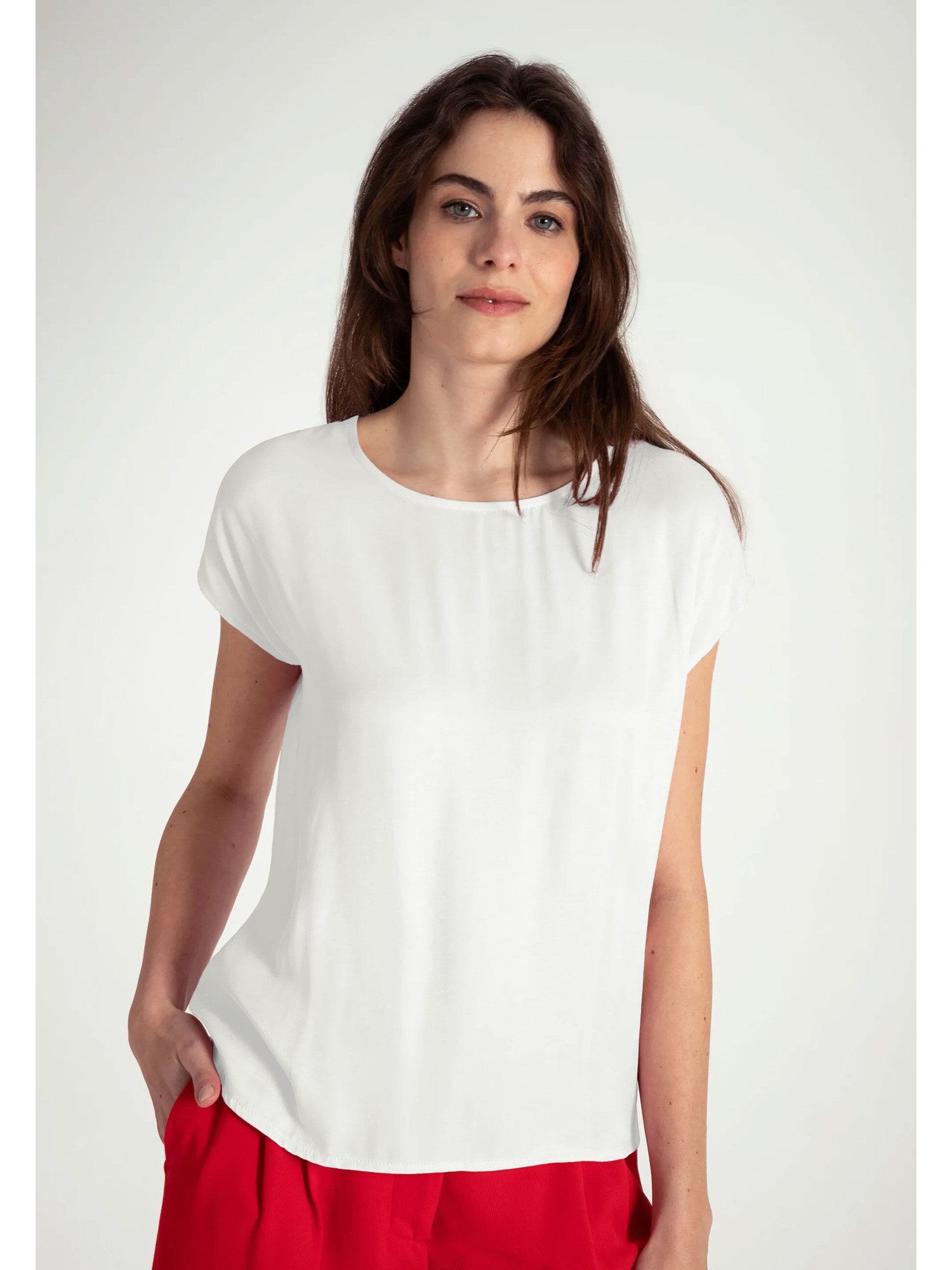 MORE&MORE Kurzarmshirt Blusenshirt