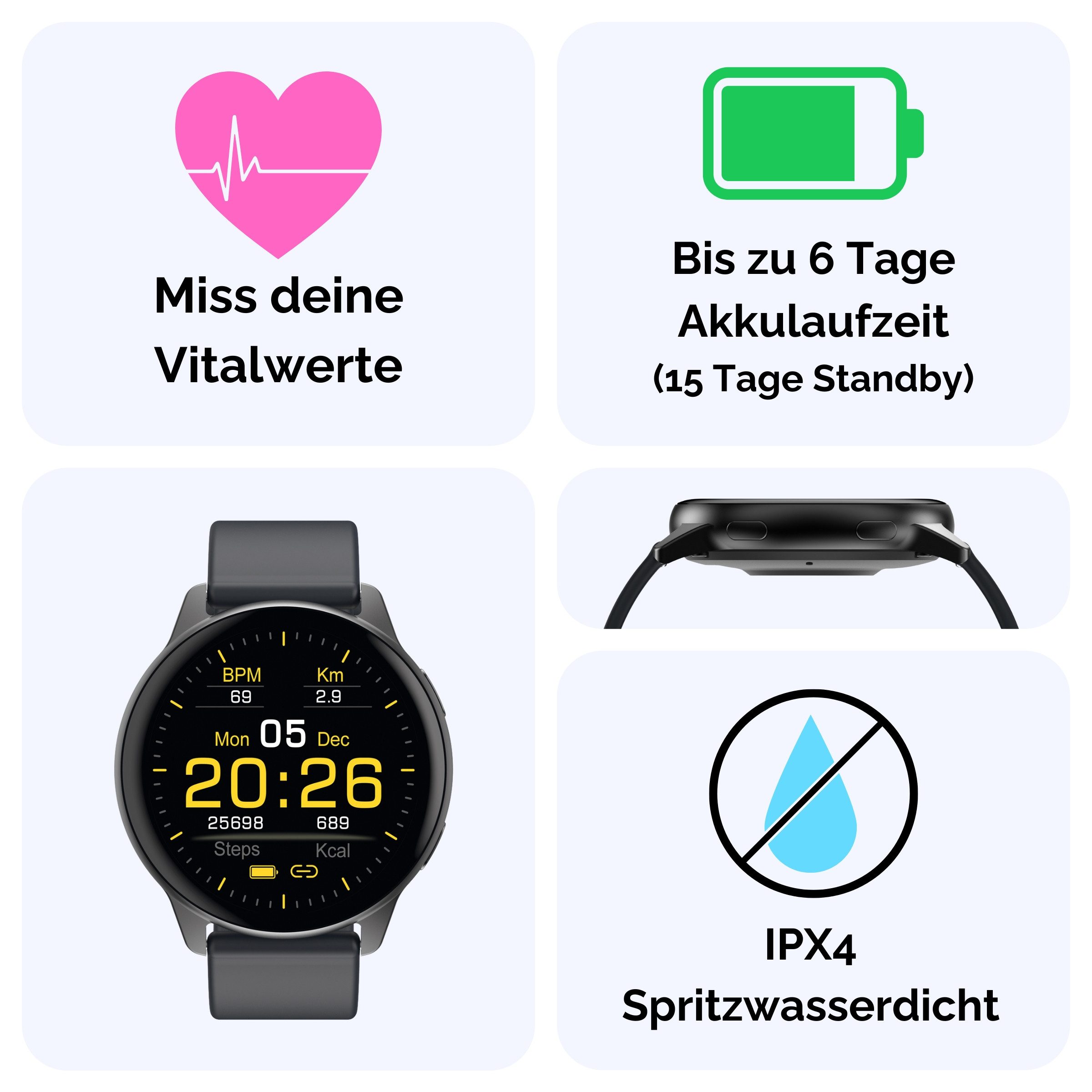 fontastic Altis Smartwatch