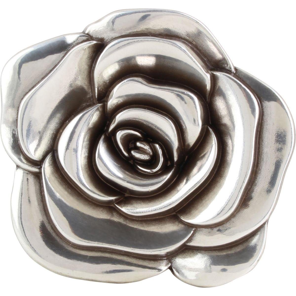 BELTINGER Gürtelschnalle A Rose 4,0 cm - Buckle Wechselschließe Gürtelschließe 40mm - Gürtel bi (1-St)
