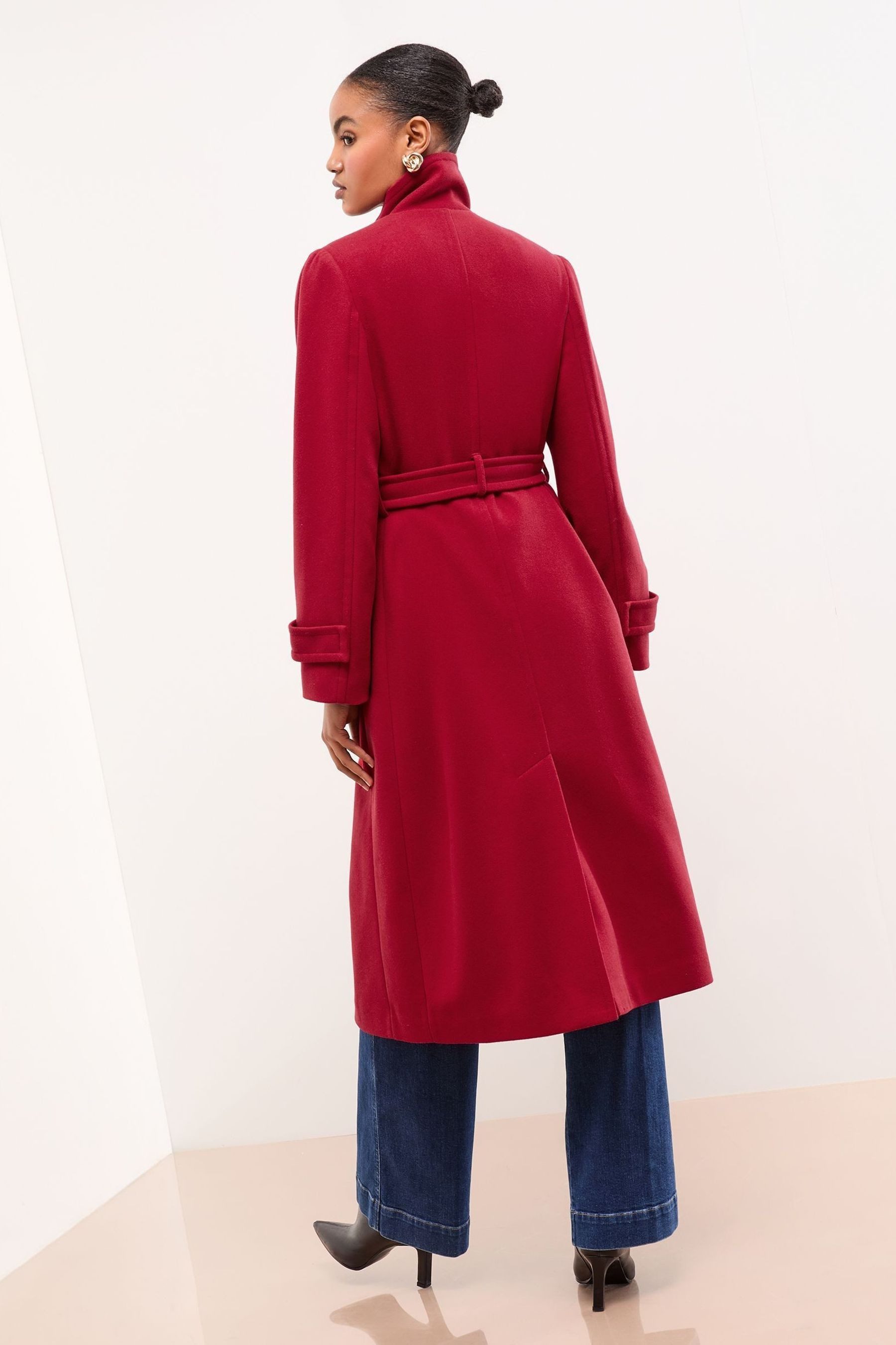 LIPSY Wintermantel Lipsy Maxi-Mantel mit Trichterkragen, Regular (1-tlg) günstig online kaufen