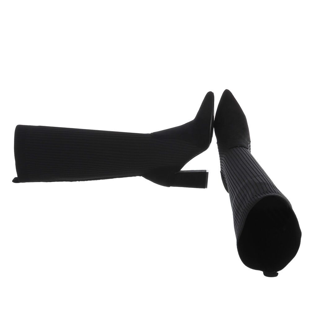 Ital-Design Damen Elegant High-Heel-Stiefel (87124684) Blockabsatz High-Hee günstig online kaufen