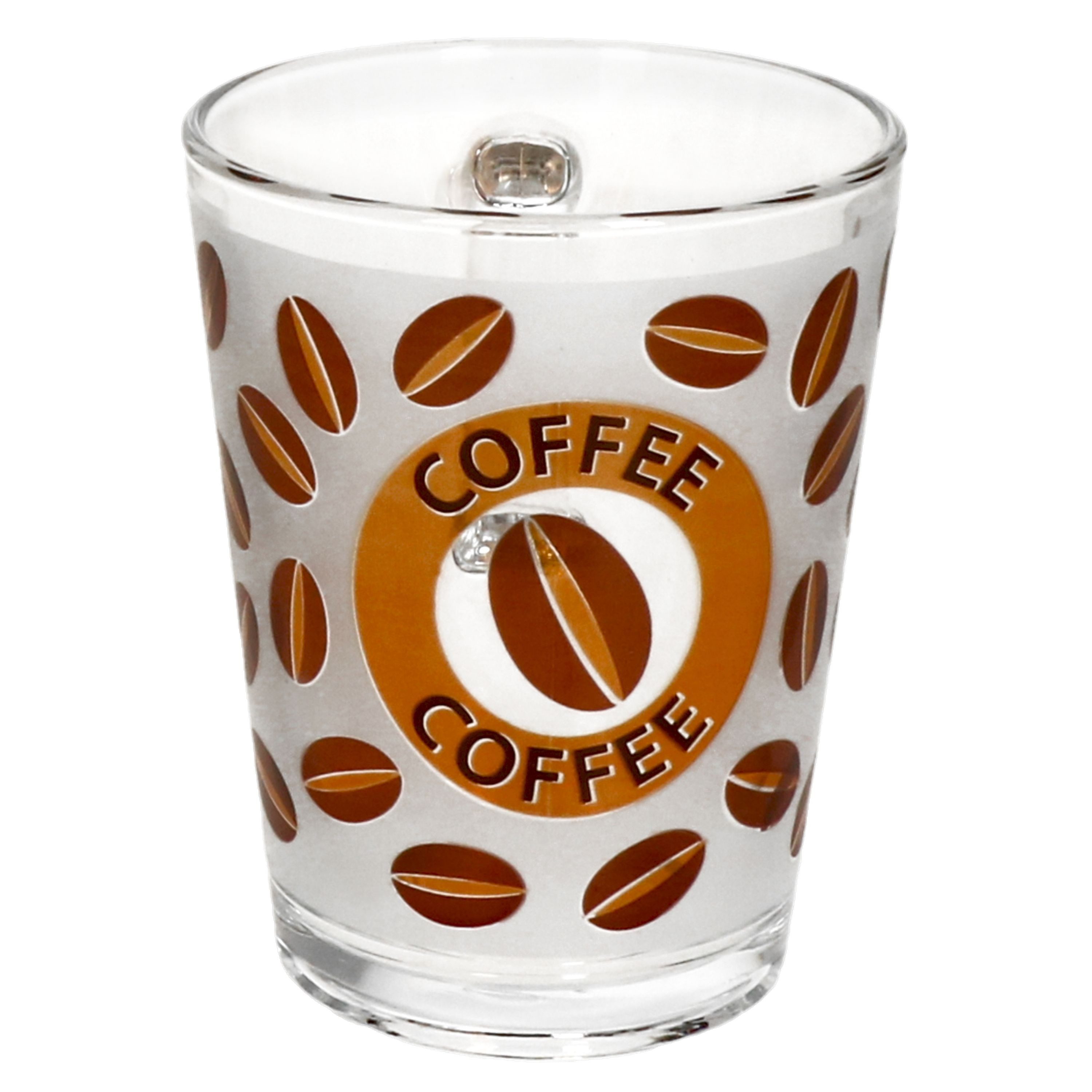 Ritzenhoff & Breker Becher 6er Set Kaffeebecher 380ml Cremona Orange 10,5 cm - Ritzenhoff 0806120, Glas