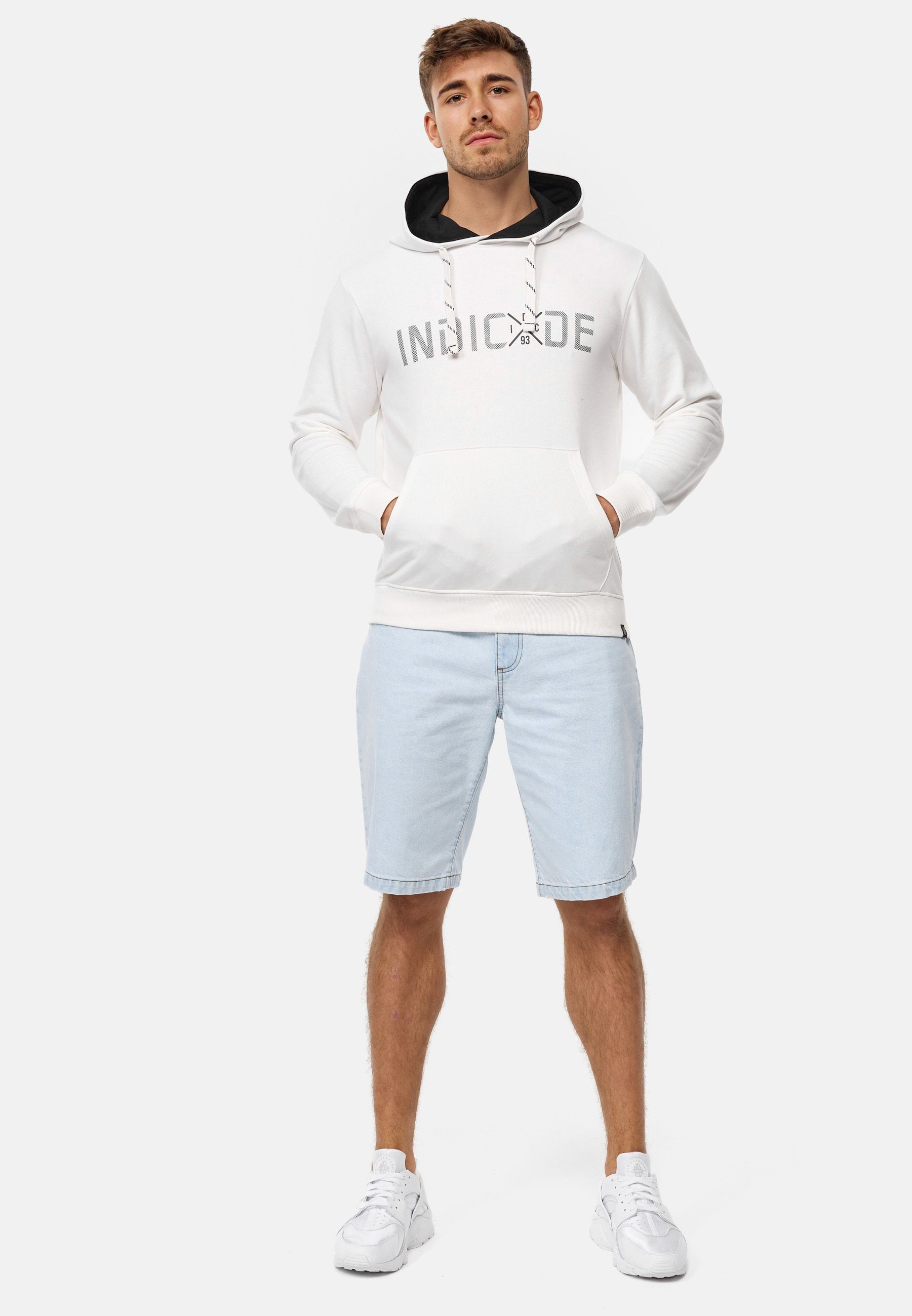 Indicode Jeansshorts Herren INTian Jeans Shorts Herrenshorts aus 100 % Baumwolle