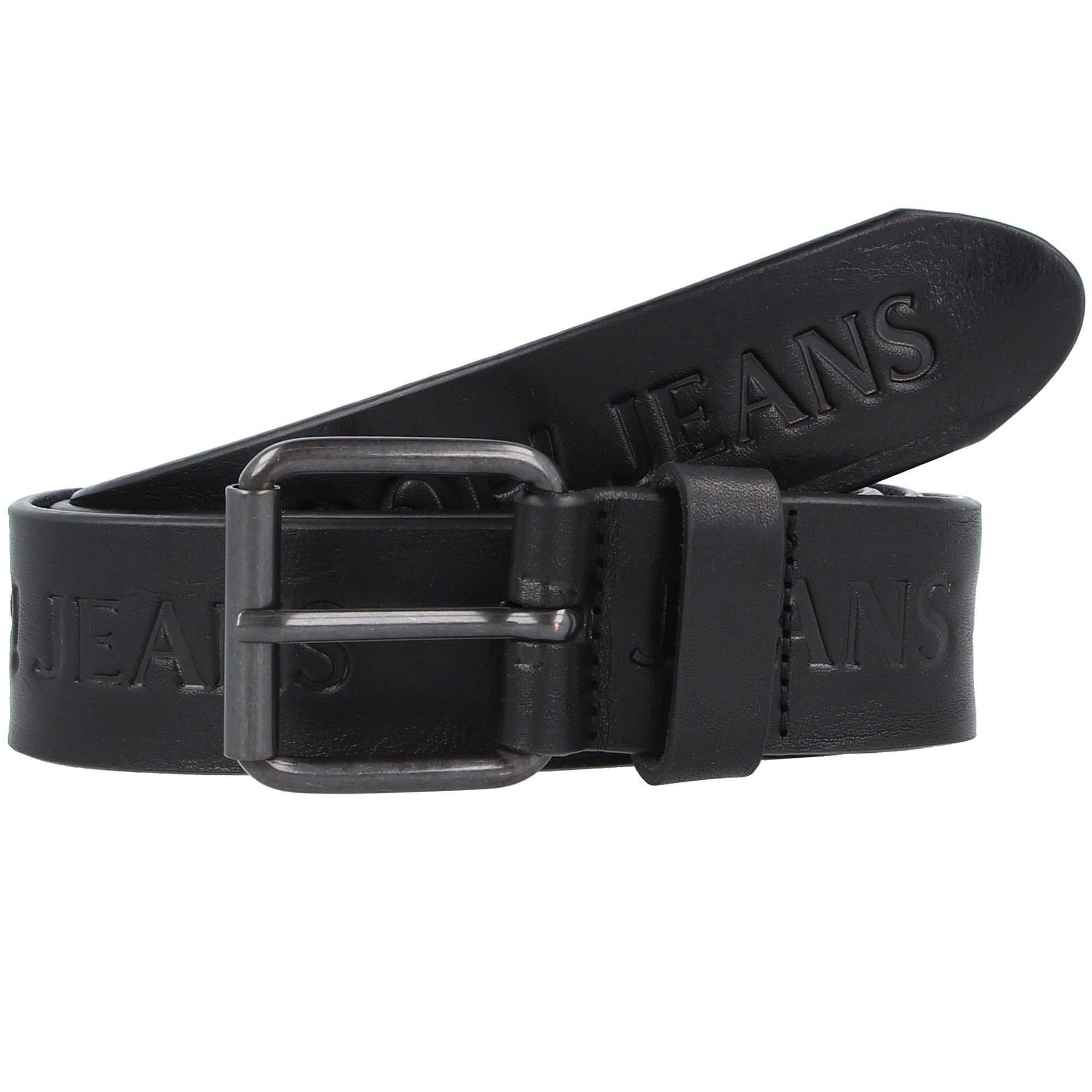 black Dornschließe Jeans Ledergürtel Joop