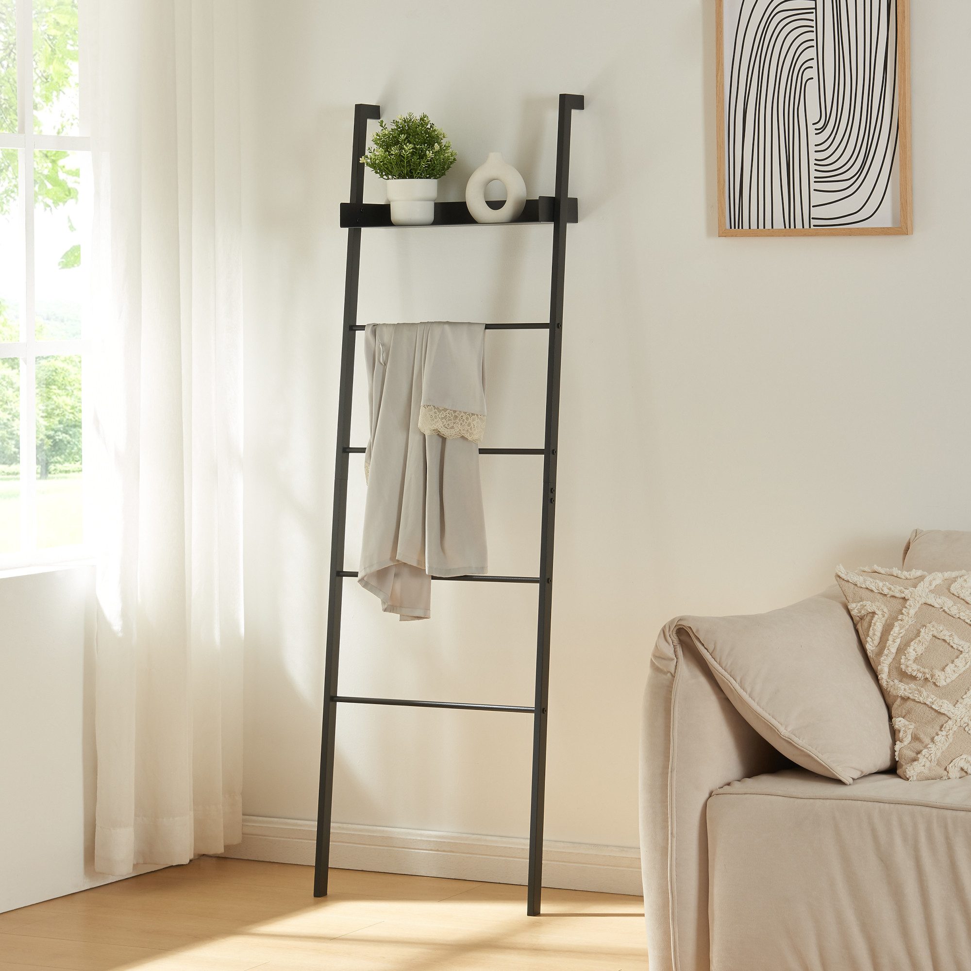 en.casa Leiterregal, »Øksnes« Stahl 160 x günstig online kaufen