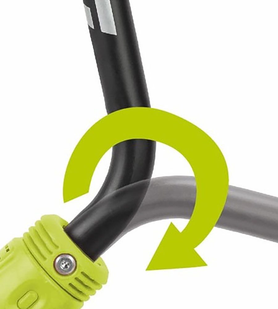 REBEL Dreiradscooter Kickboard City Scooter RIDER, transparent