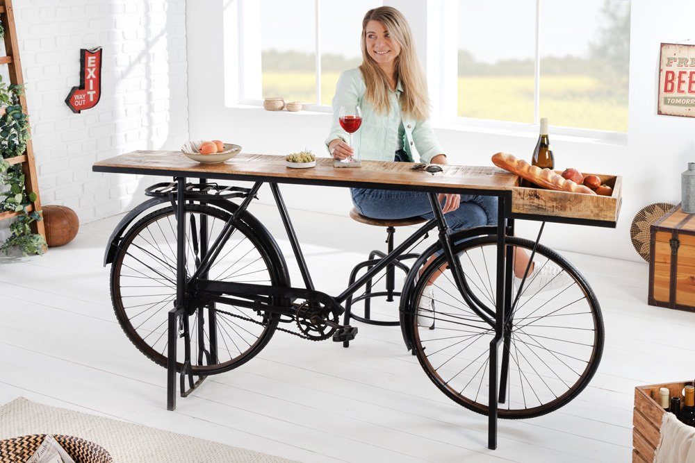 riess-ambiente Konsolentisch BICYCLE 195cm natur / günstig online kaufen