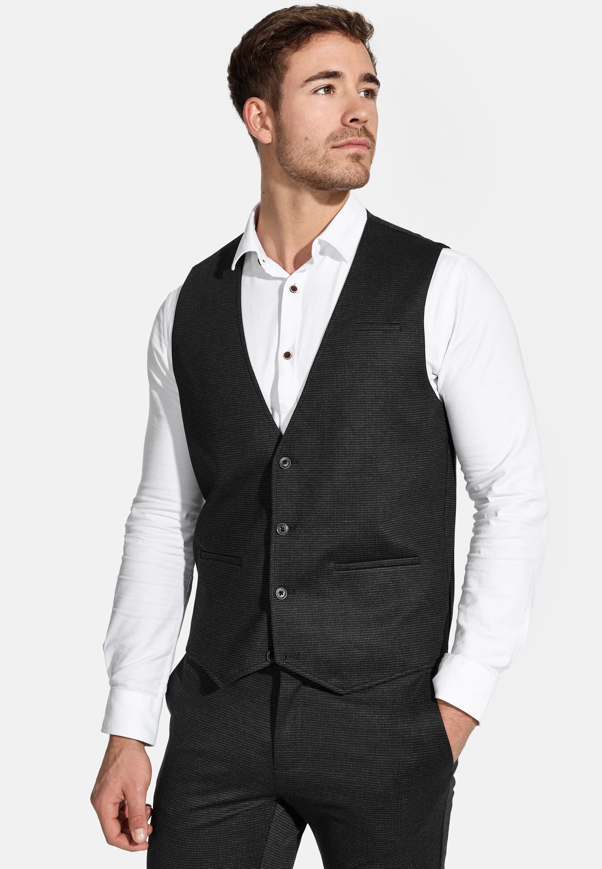 Jeff Anzugweste Herren Coolidge Anzug Weste Herrenweste Zeitloses Design günstig online kaufen