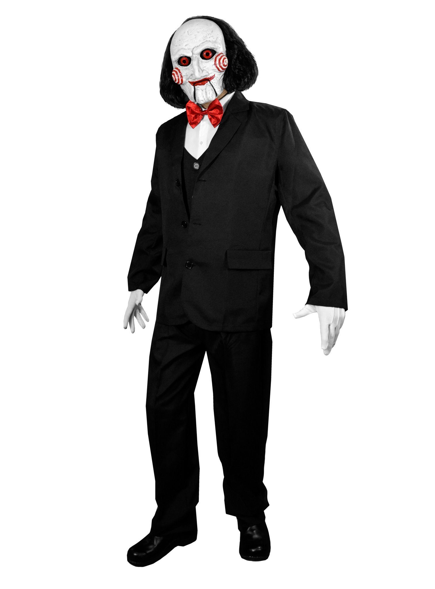 Trick or Treat Kostüm Saw - Billy Kostüm Deluxe ohne Maske, Hochwertiger,  mehrteiliger Anzug als perfekte Ergänzung zu Deiner Bil