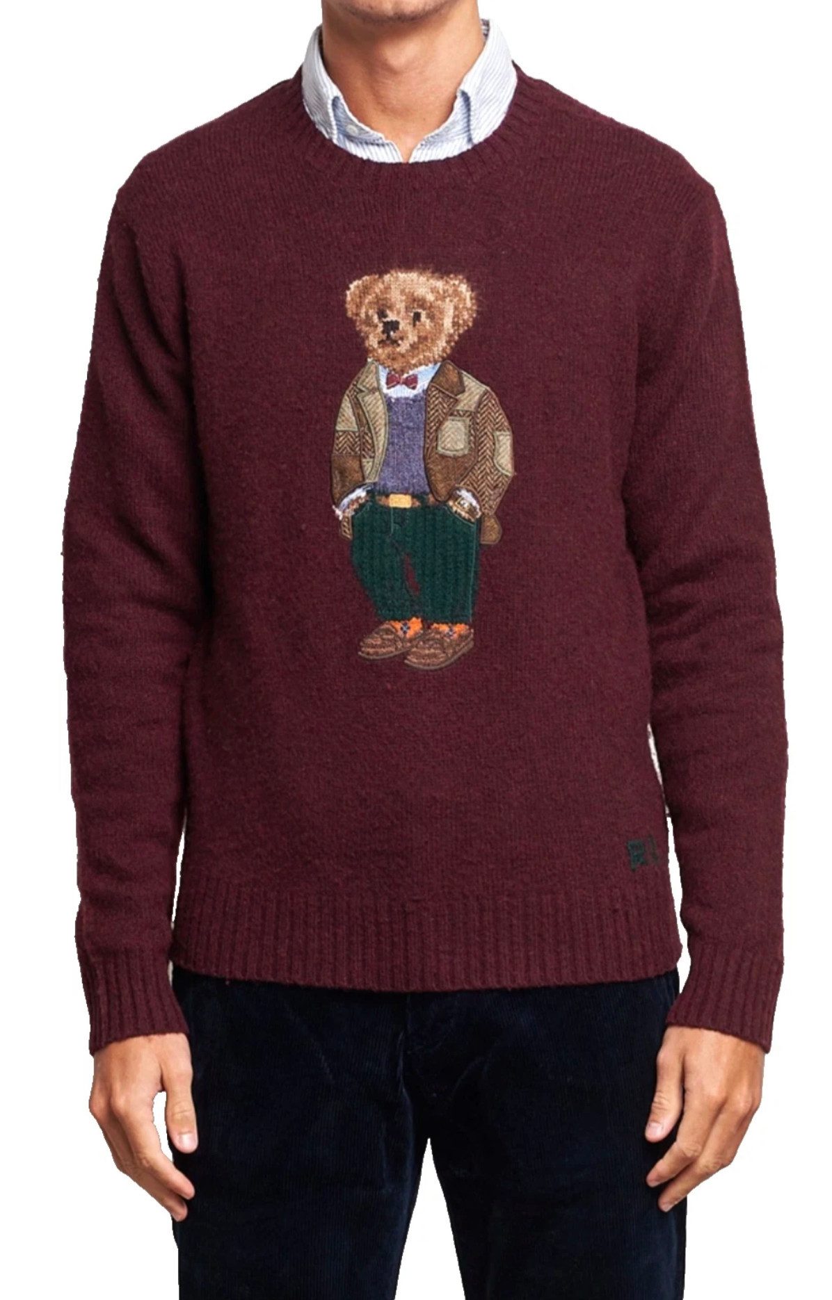Polo Ralph Lauren В'язані светри Polo Bear Teddy Bär Strick Пуловери Pulli Unisex L Sofortige Authentifizierung über das Ralph Lauren-System möglich