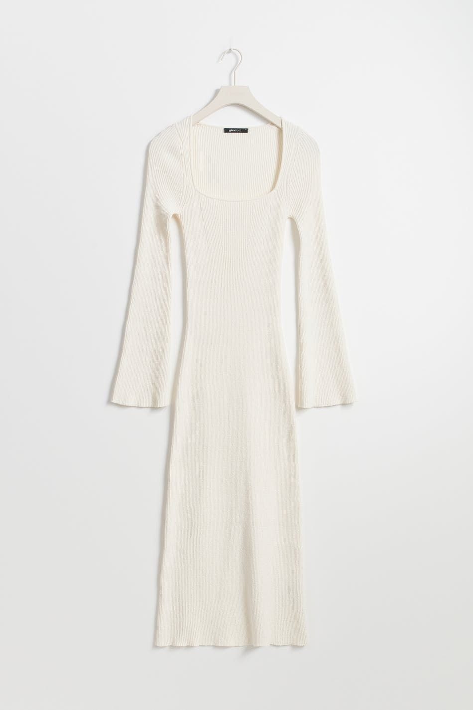 Gina Tricot Midikleid - Elegantes Gina Tricot Knitted Midi Dress - Figurbetont & Zeitlos