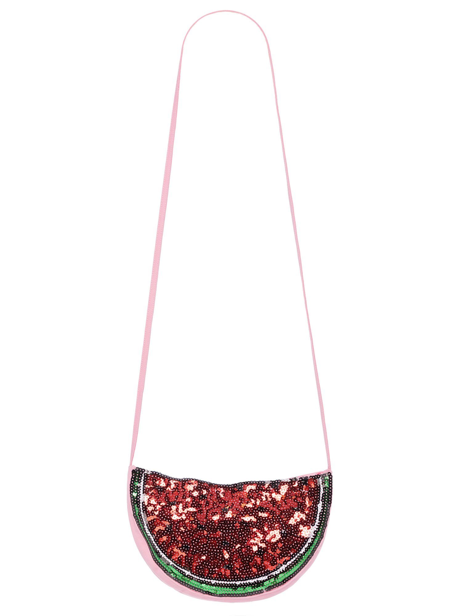 MONACO blue Umhängetasche, im Wassermelonen-Design mit Paillettenverzierung