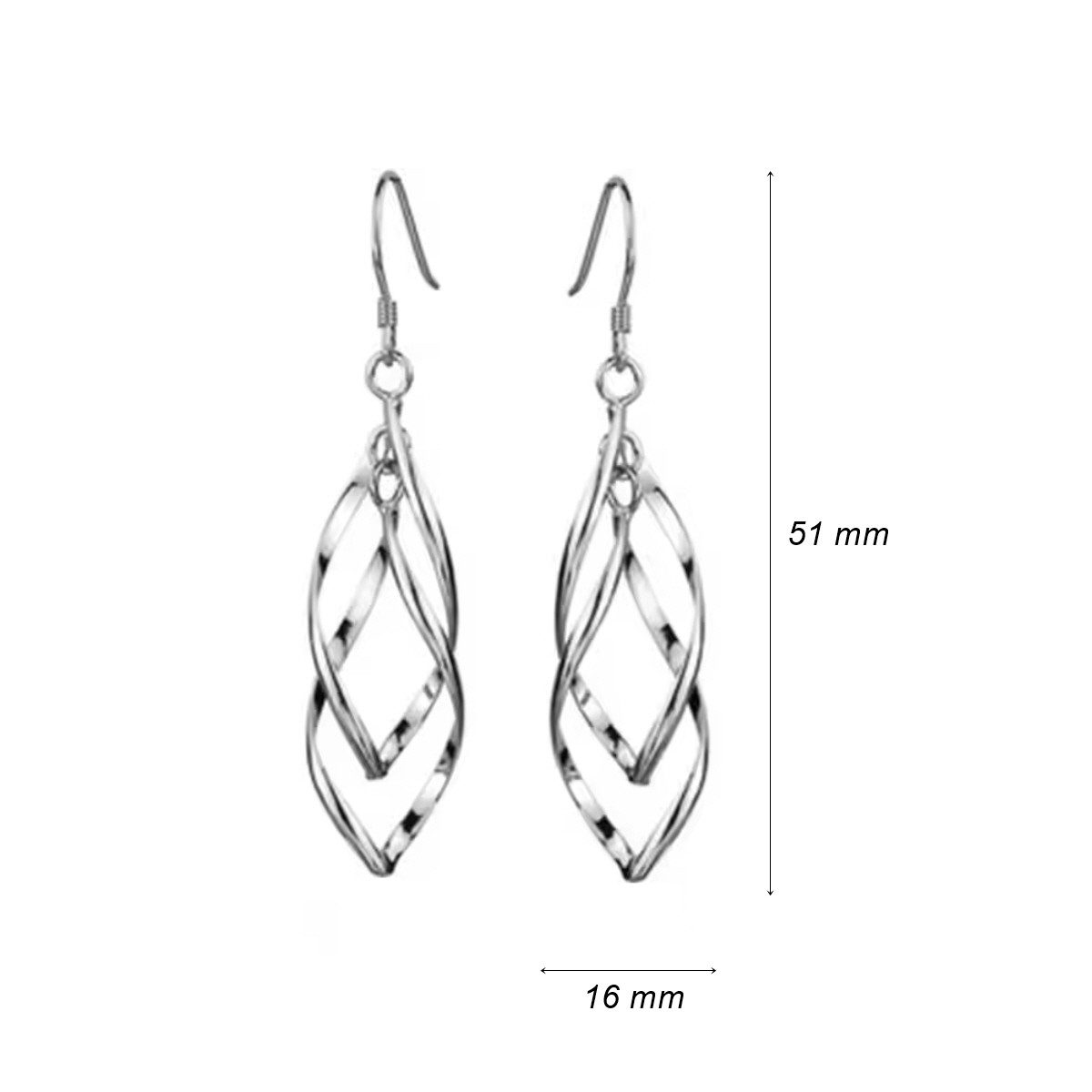 ELLAWIL Paar Ohrhaken Ohrringe Ohrschmuck Ohrhaken günstig online kaufen