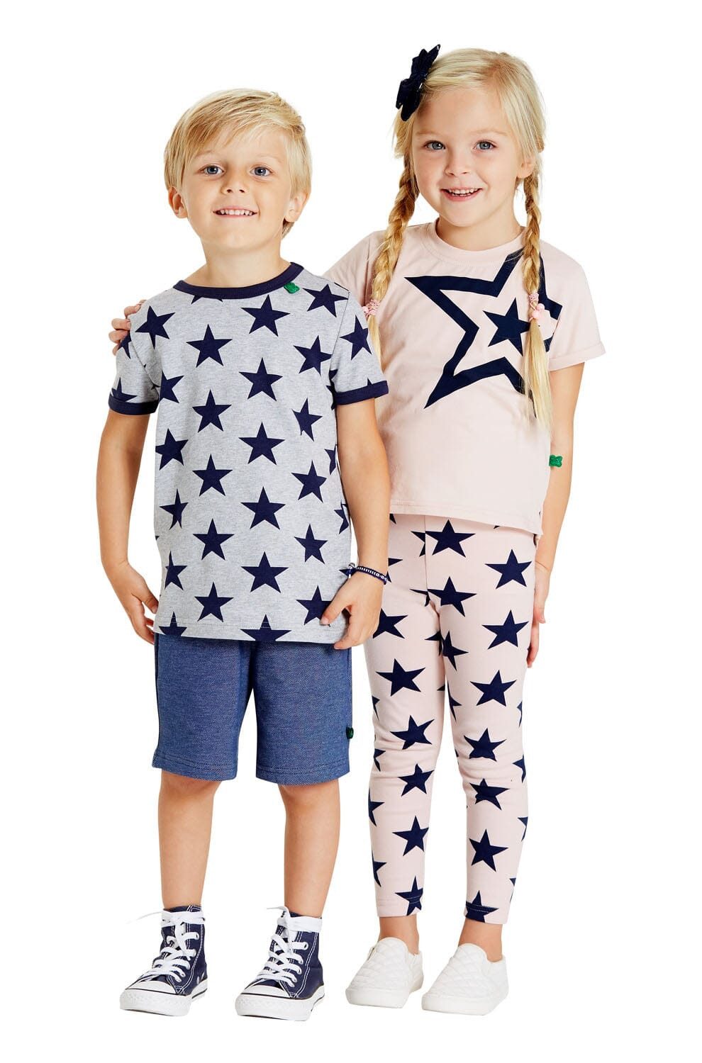 Fred's World by GREEN COTTON Leggings Fred's World by Green Cotton - Leggins mit Sternen-Motiv Rosa
