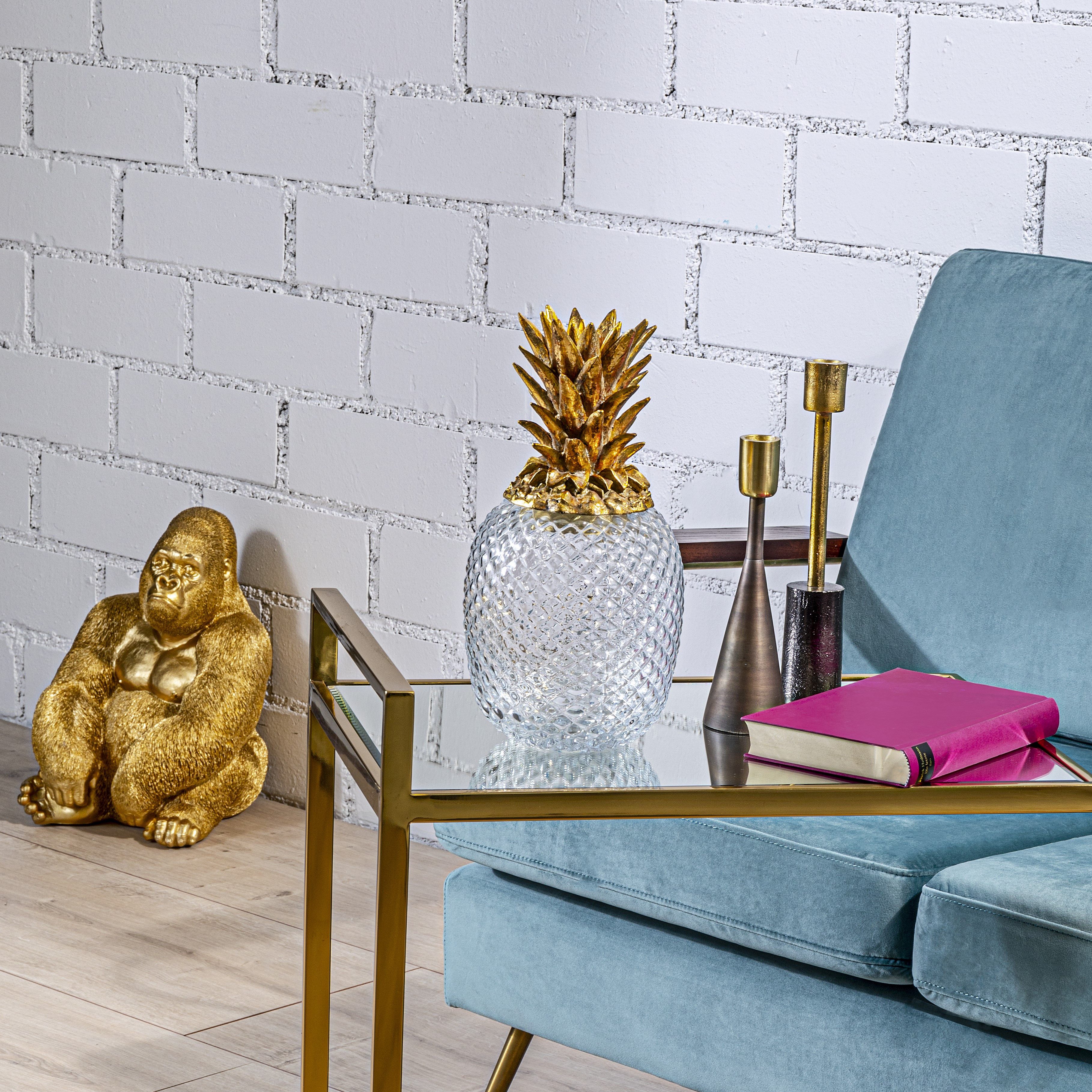 Kare Design Aufbewahrungsbox Deko Dose Pineapple Visible