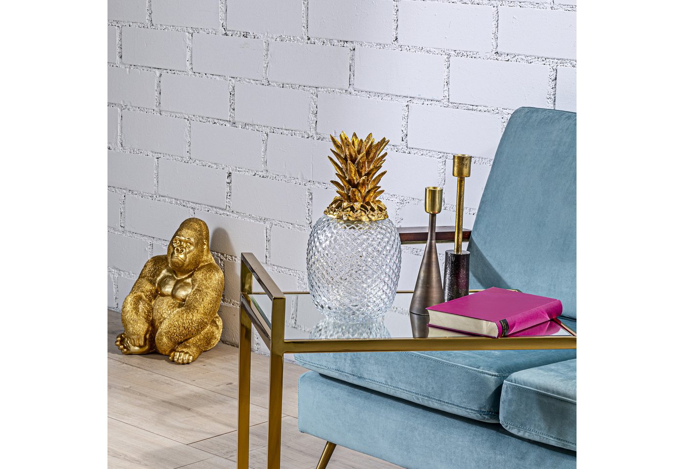 Thumbnail - Kare Design Aufbewahrungsbox Deko Dose Pineapple Visible