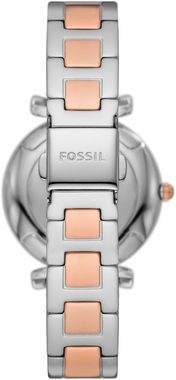 Fossil Quarzuhr CARLIE, ES5156, Armbanduhr, Damenuhr, Datum, analog