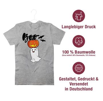 Shirtracer T-Shirt Boo Geist Kürbis Gespenst Gespenster Geister Halloween Kostüme Herren