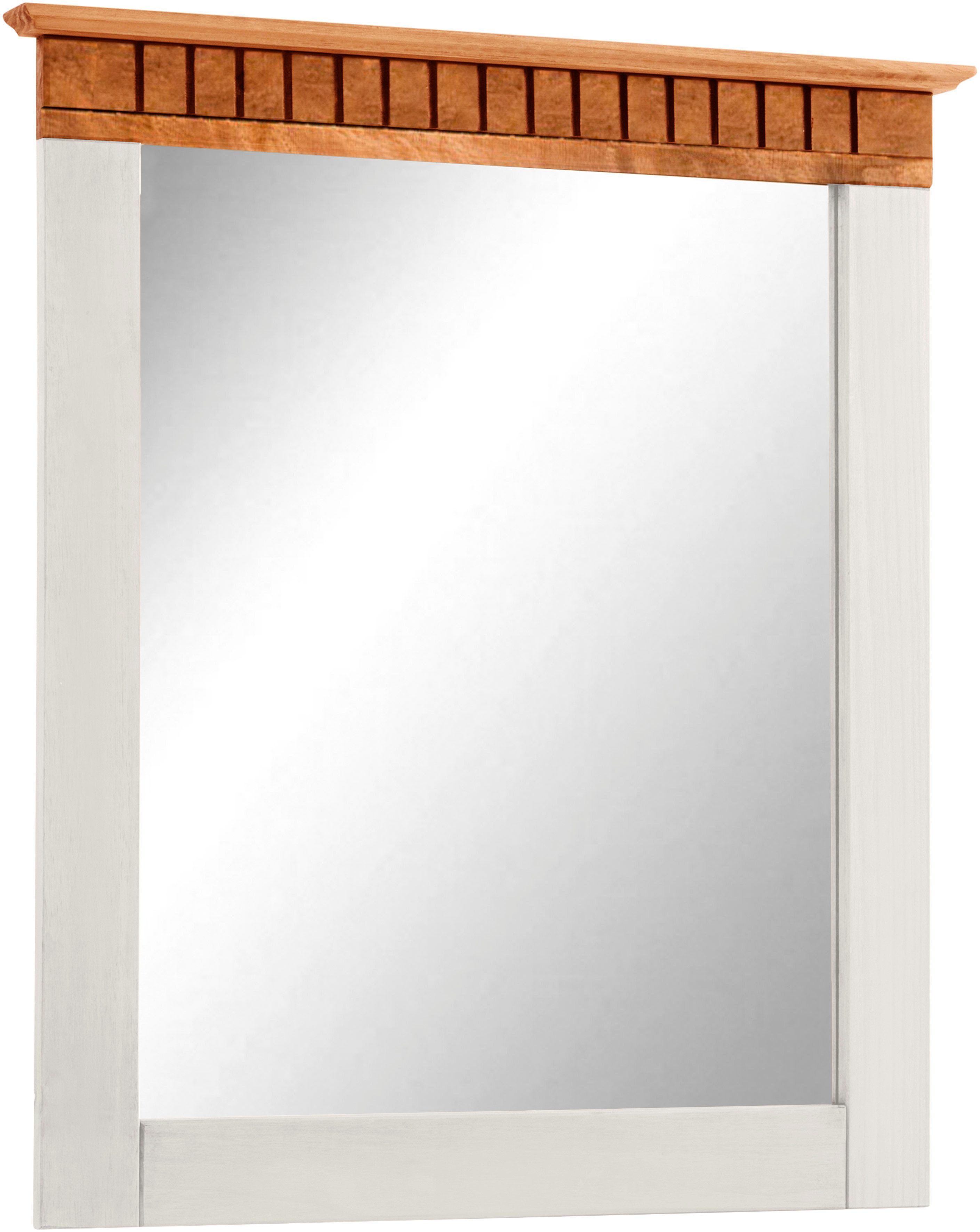 OTTO home Garderobenspiegel Lisa, mit dekorativen Fräsungen, Spiegelfläche ca. 44 x 56 cm