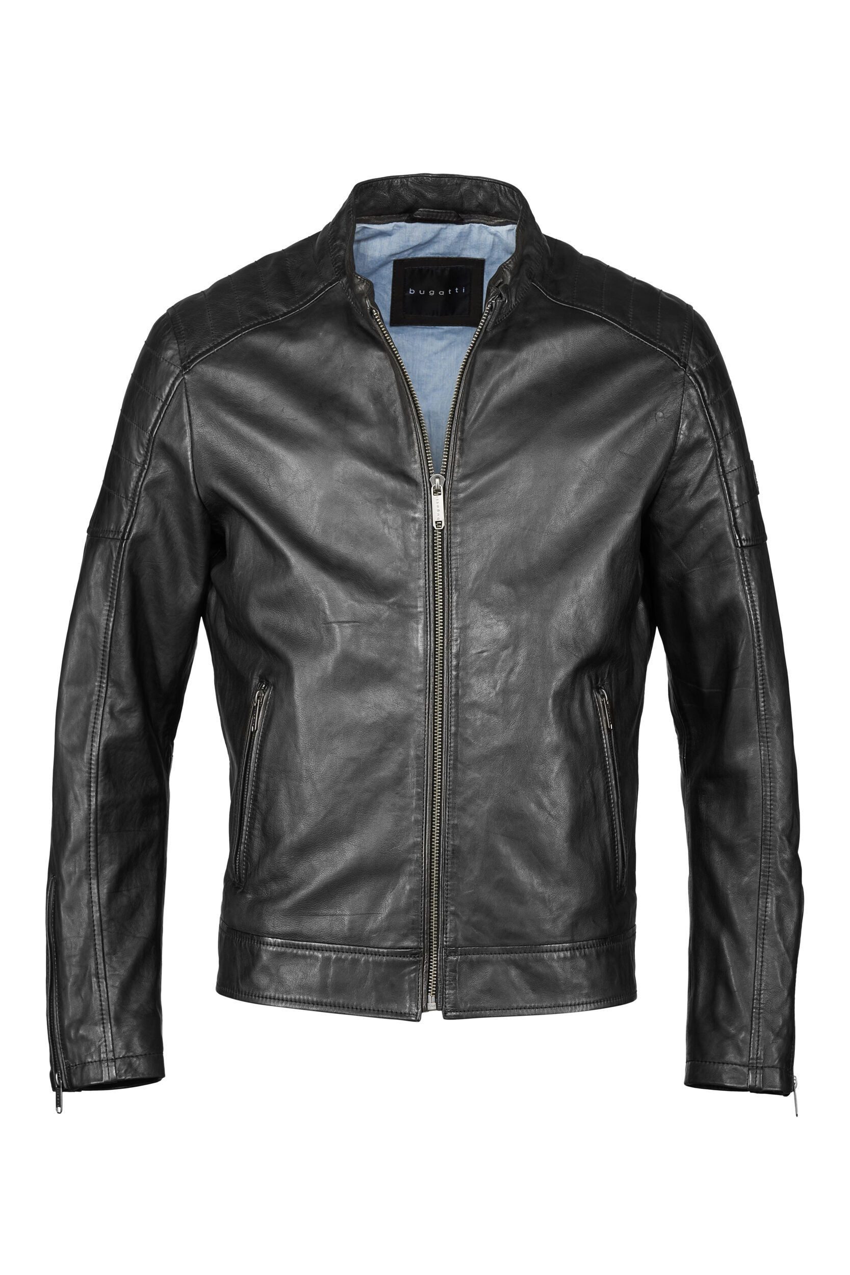 bugatti Lederjacke BULUIGI (1-St) mit dekorativen günstig online kaufen