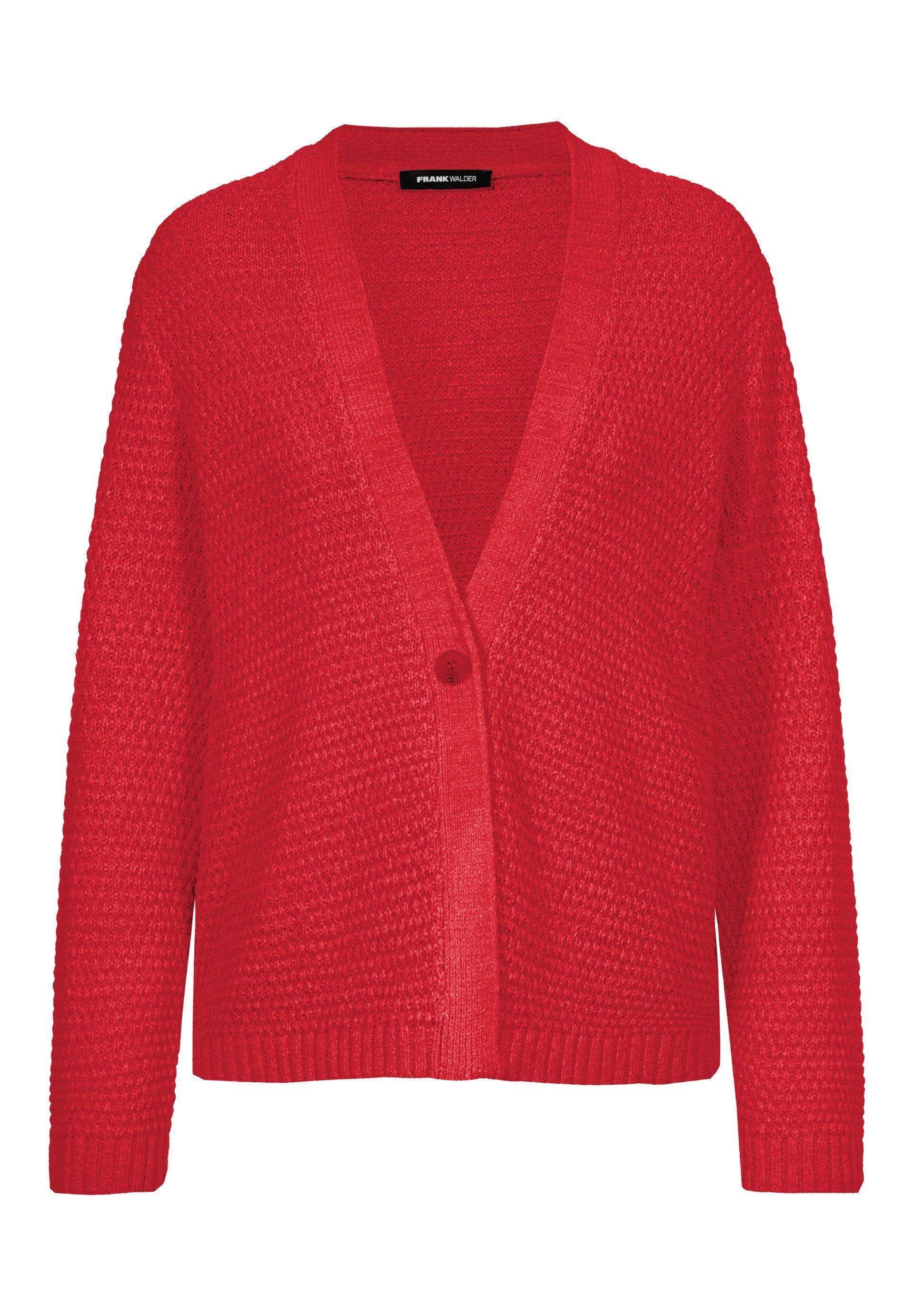 FRANK WALDER Cardigan mit Strukturmuster