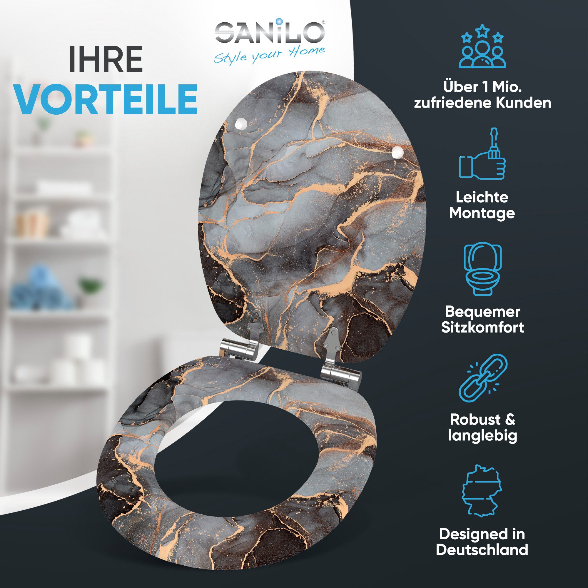 Sanilo WC-Sitz mit Absenkautomatik, viele schöne Toilettensitze direkt vom günstig online kaufen