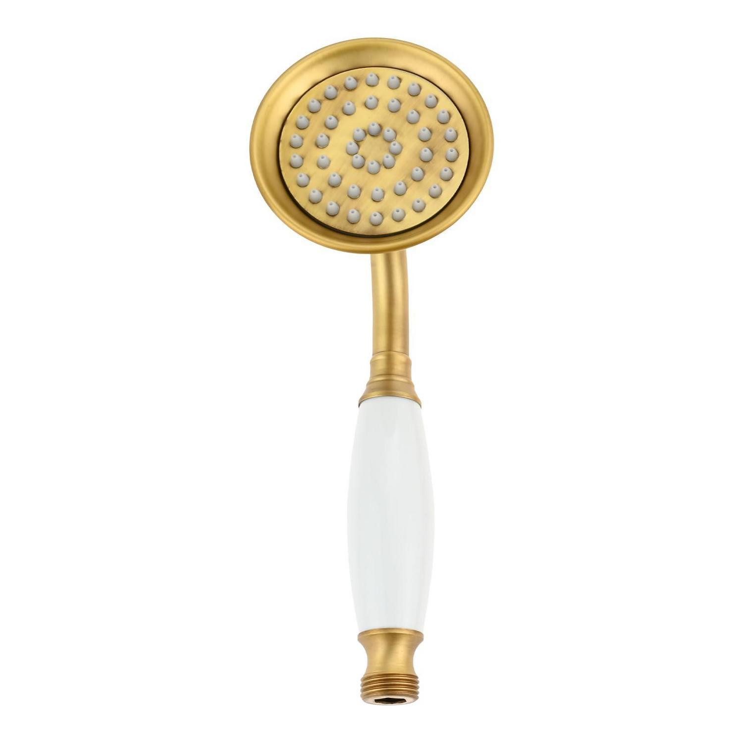 LuxusKollektion Handbrause Retro Duschkopf Edelstahl Handbrause