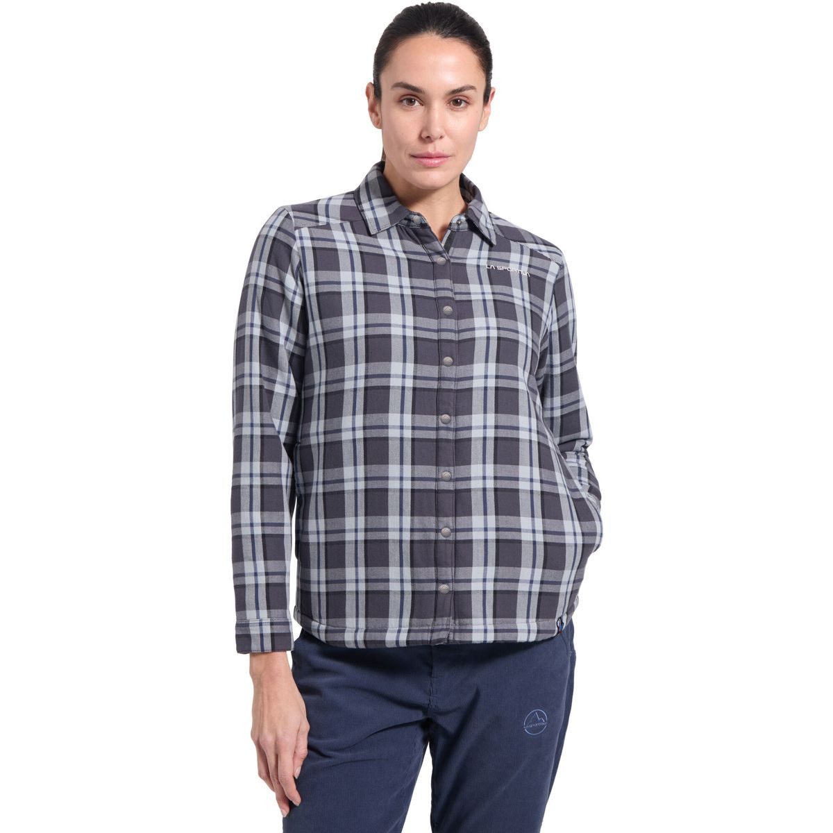 La Sportiva Outdoorbluse Rambler Lined Flannel Shirt Women Ideal für Outdoor-Aktivitäten in der Übergangszeit, bietet Wärme und