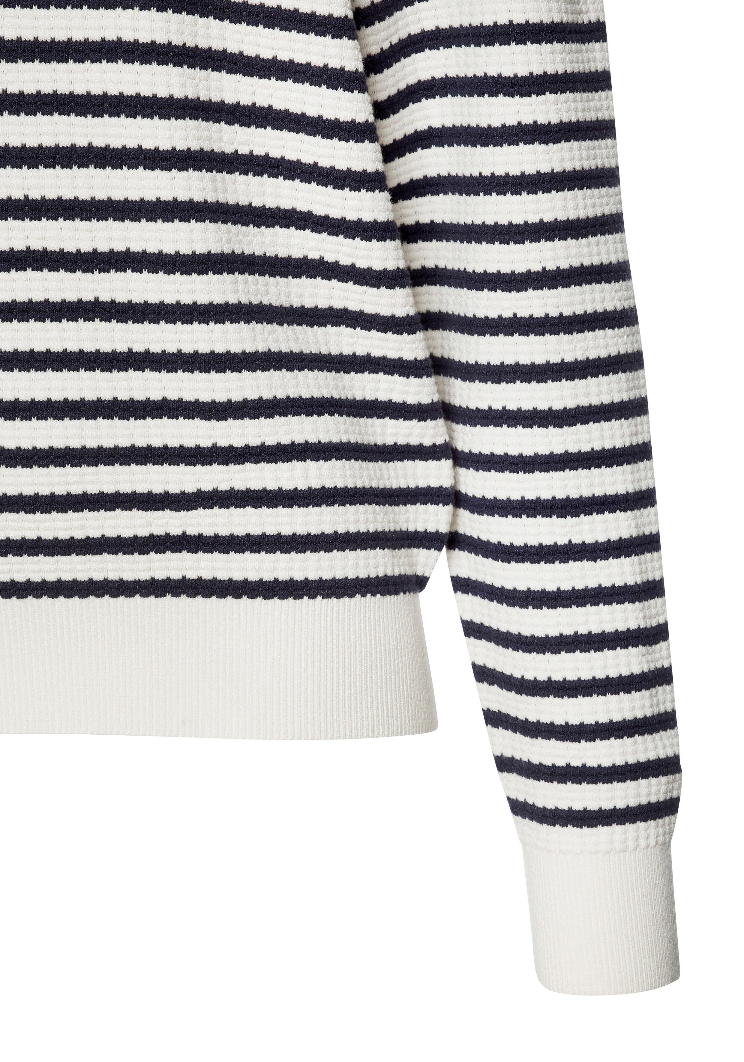 French Connection Sweater Maritimer Streifenlook aus soften Strukturstrick, Loungewear – Bild 5 von 5