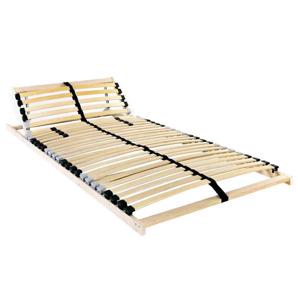 vidaXL Bett Bett-Lattenrost Braun 70 x 190 cm Massivholz Buche (1-tlg)