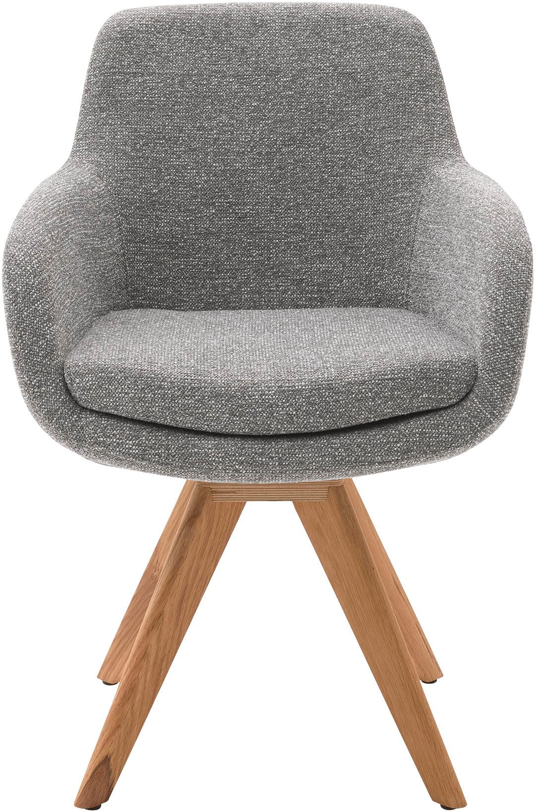 Musterring Esszimmerstuhl Tavia (Set, 2 St), Stativgestell Wildeiche massiv, Drehfunktion optional, diverse Farben