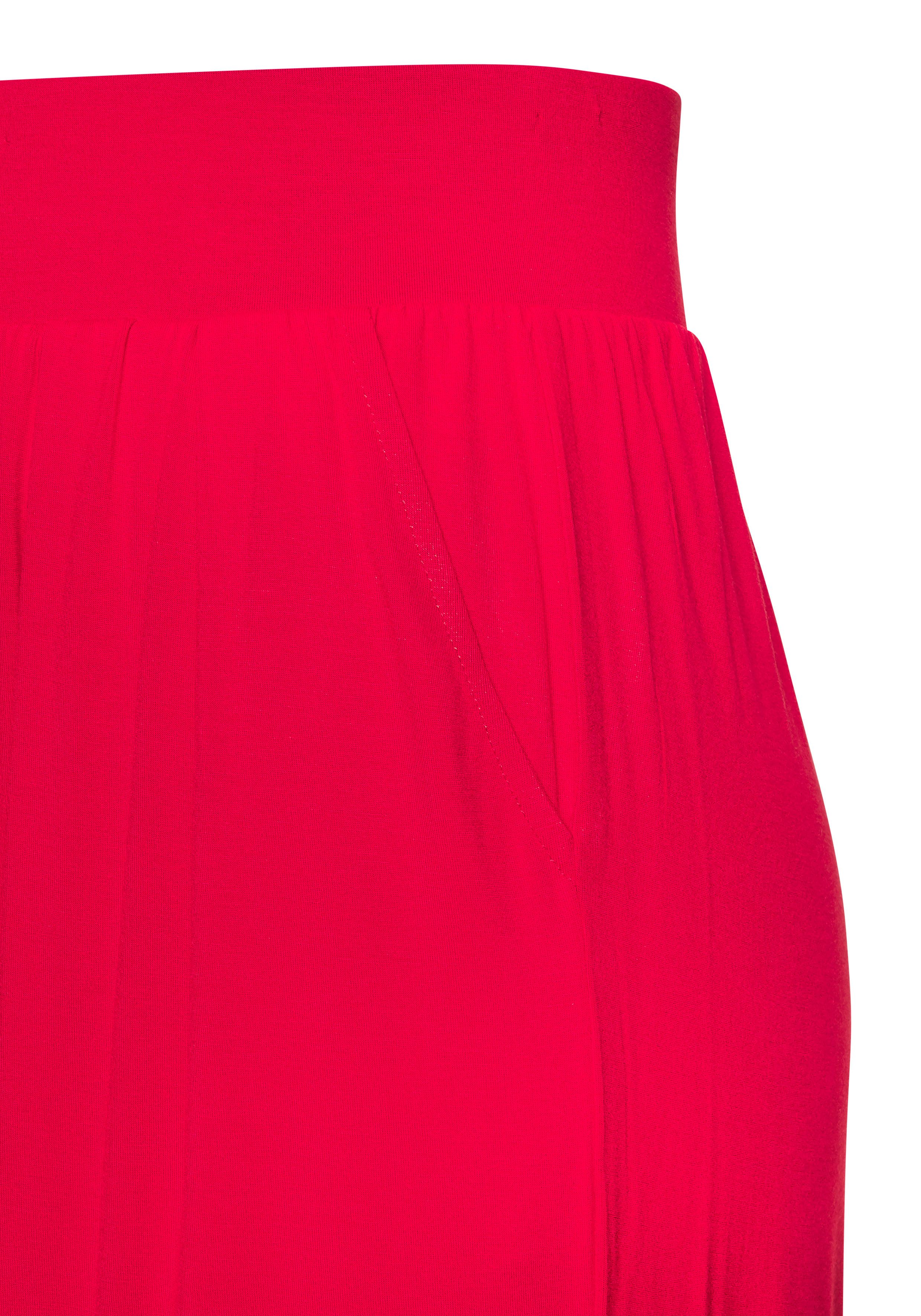 LASCANA Culotte mit extra weitem Bein aus luftig-leichter Viskose bequeme Schlupfhose mit modischen Falten, Strandhose, Sommerhose – Bild 5 von 5
