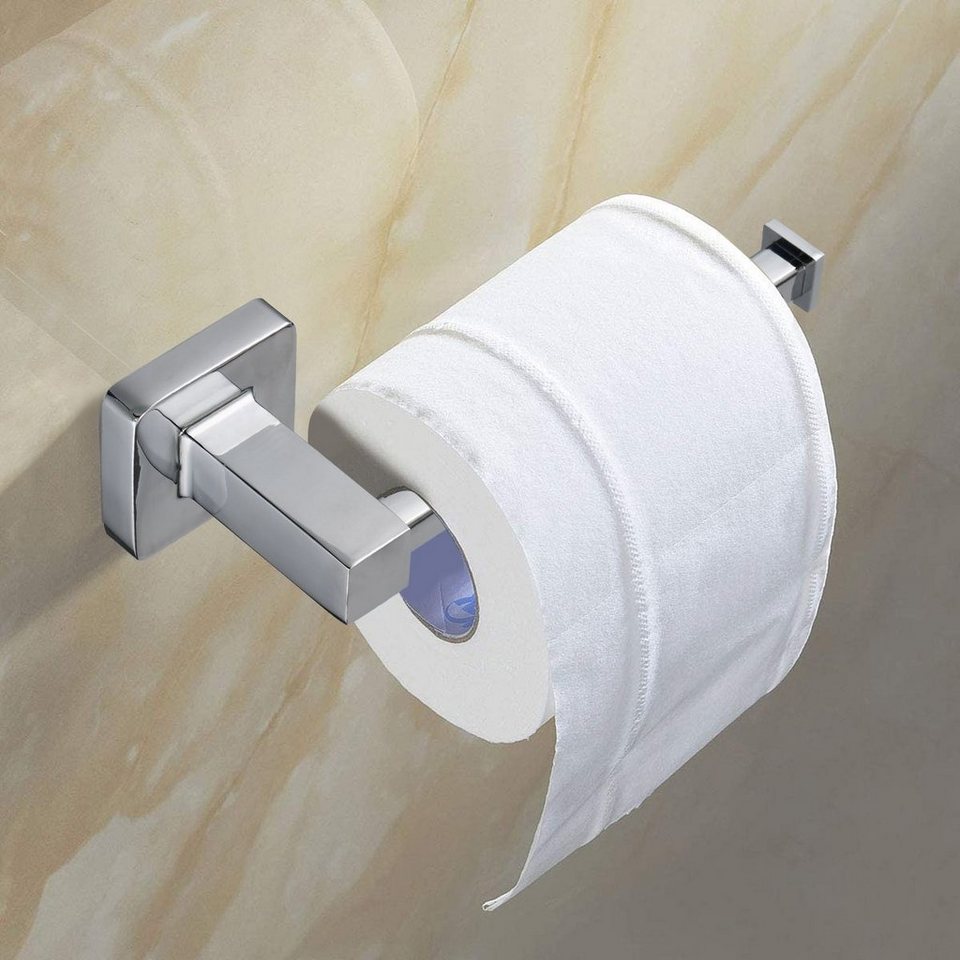 LEPO Toilettenpapierhalter Toilettenpapierhalter,WC Edelstahl  Klopapierhalter für Küche Badzimmer (1-St), Edelstahl