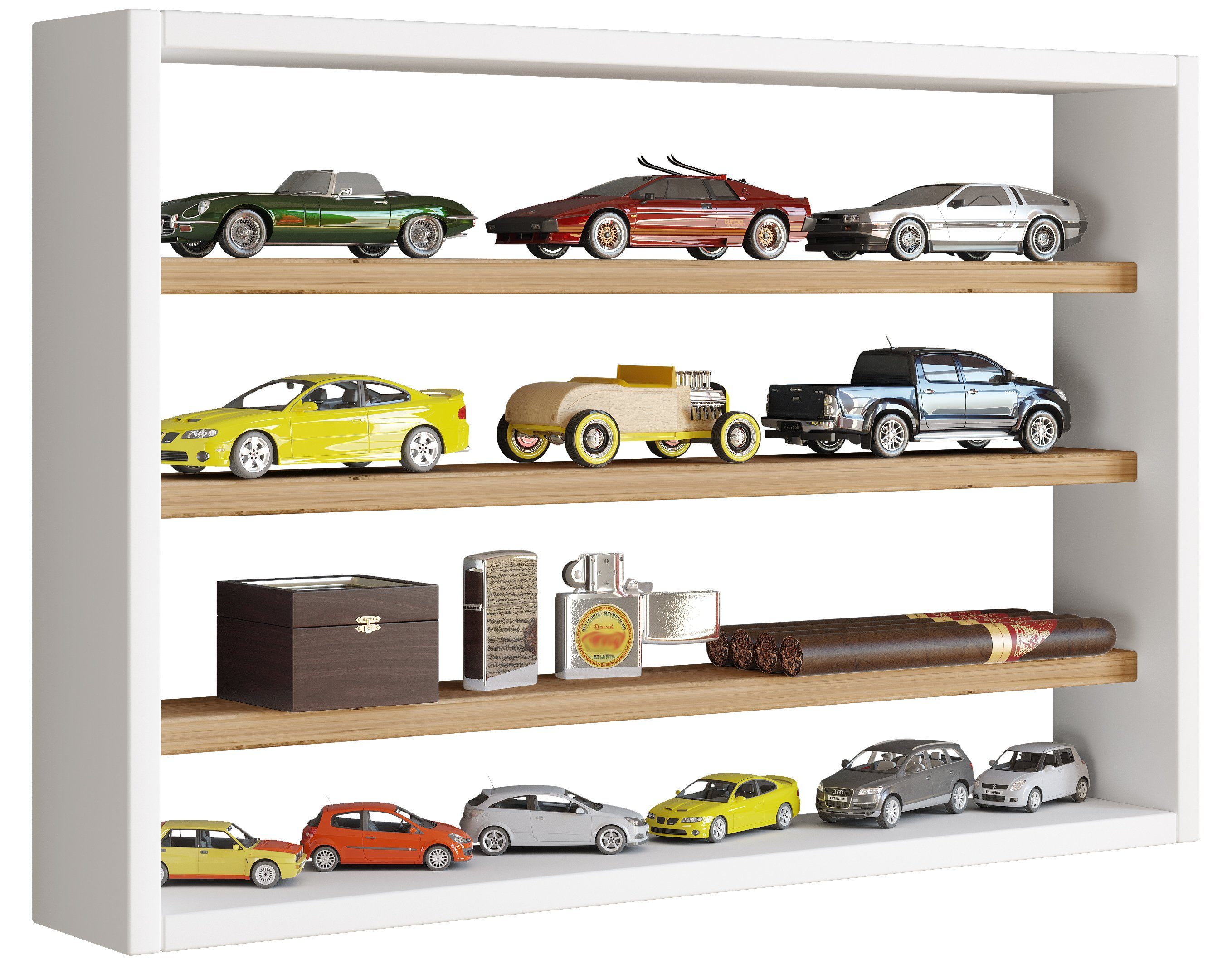 VCM Hängevitrine Holz Wandregal Wandvitrine Regal günstig online kaufen